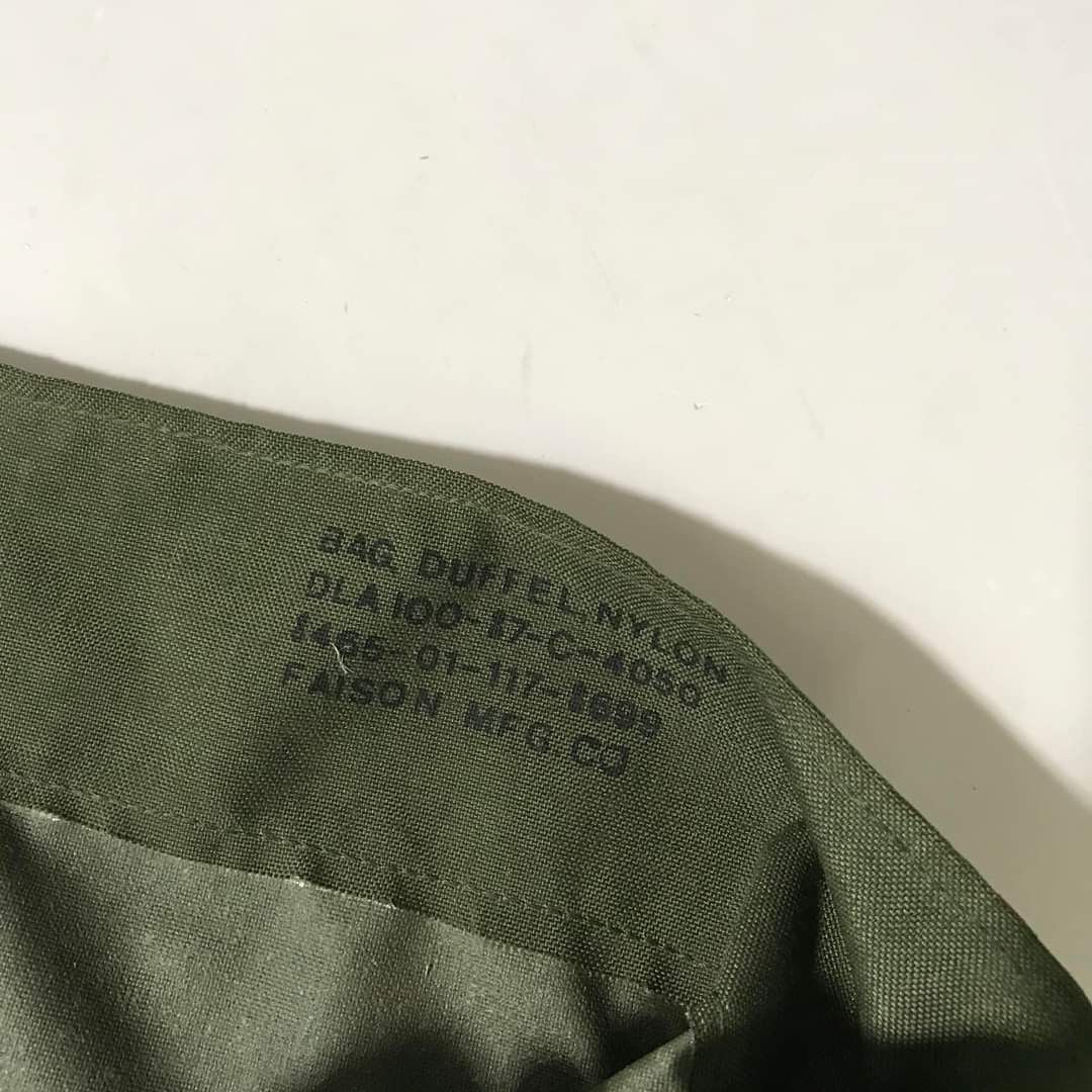 Vintage Vintage 70s Military Canvas Duffel Bag USMC WW2 fashion Size ONE SIZE - 9 Thumbnail