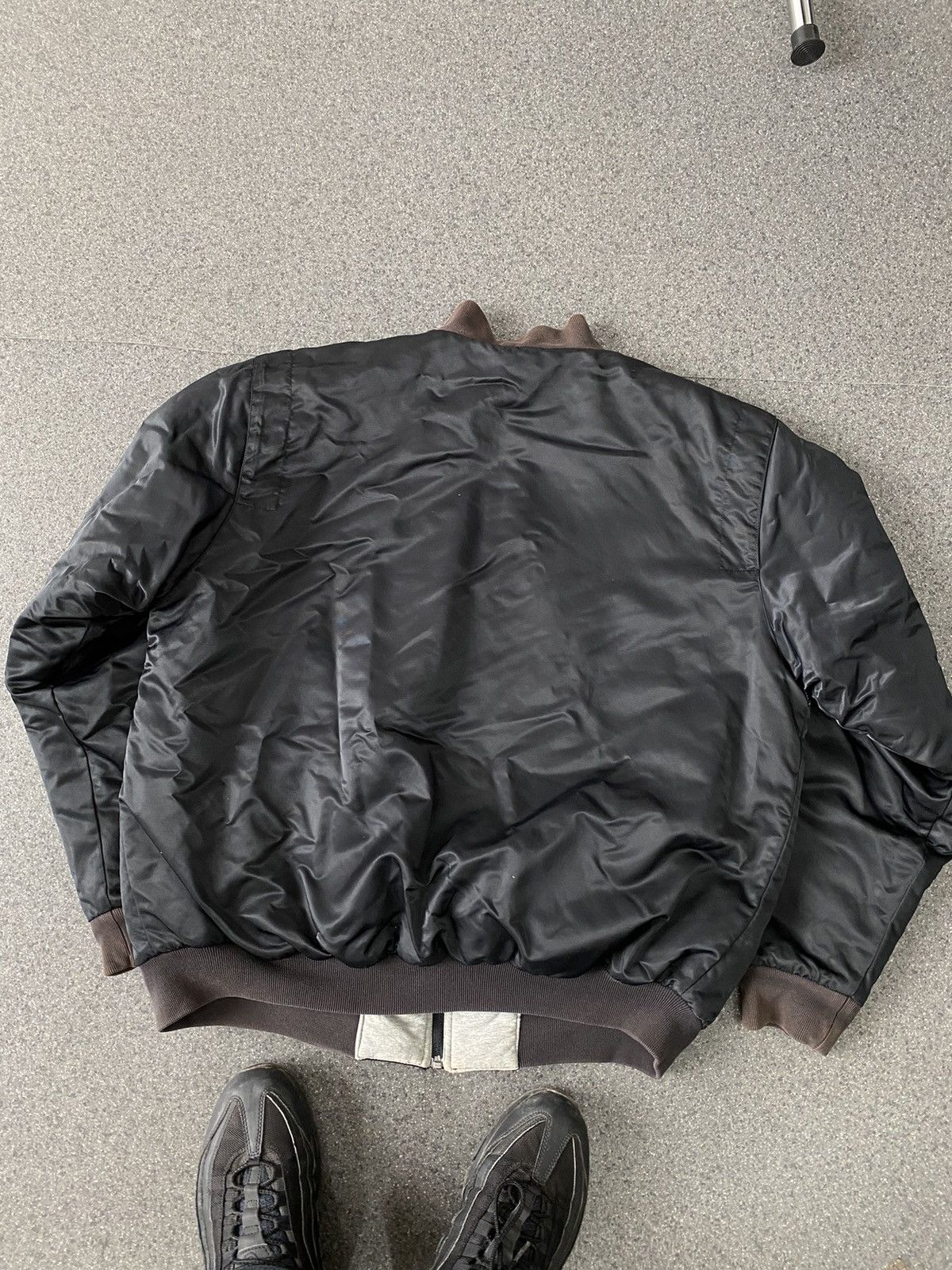 Nike Vintage Nike Air Two Side Bomber Jacket Size US L / EU 52-54 / 3 - 9 Thumbnail