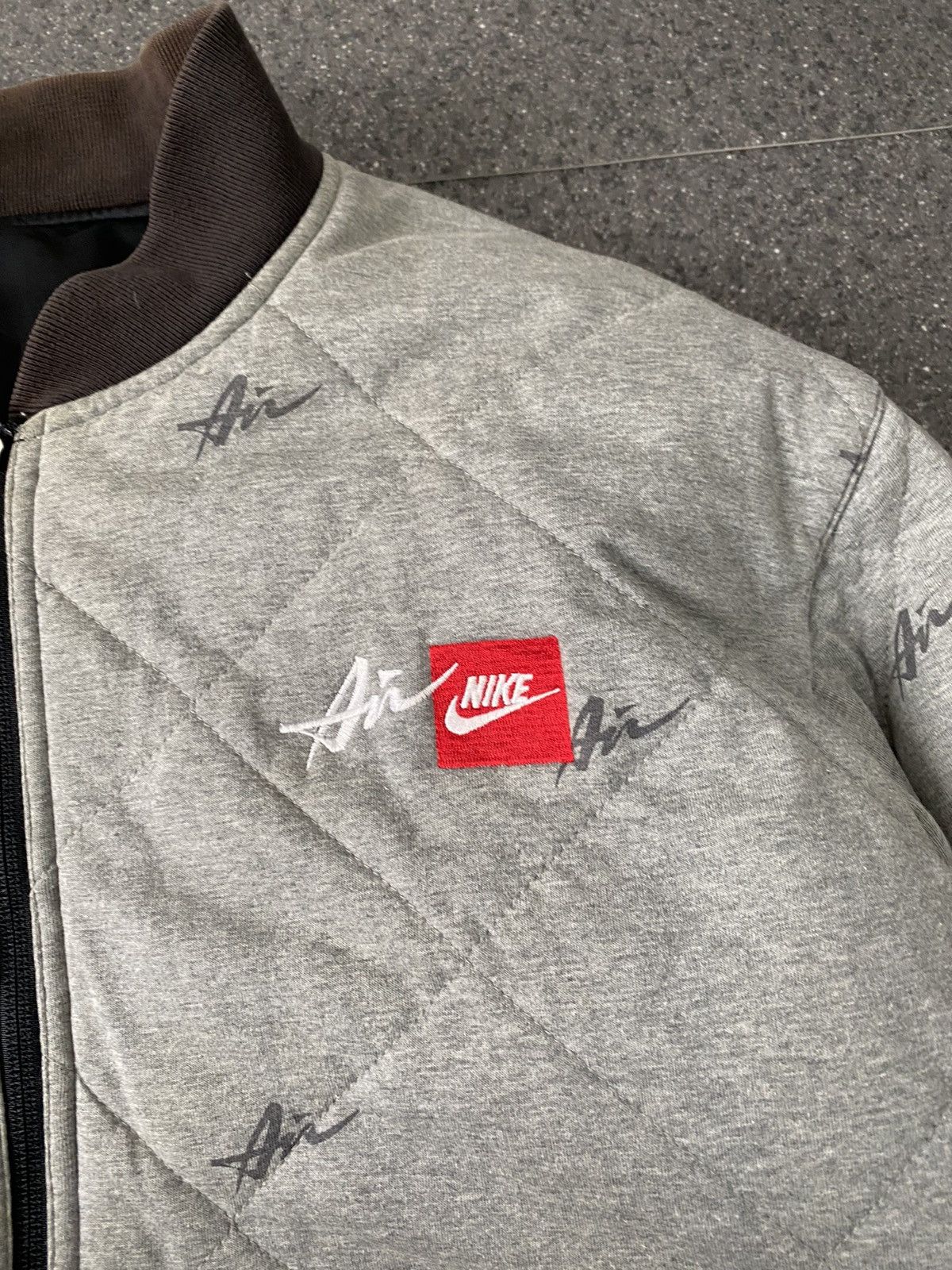 Nike Vintage Nike Air Two Side Bomber Jacket Size US L / EU 52-54 / 3 - 14 Thumbnail