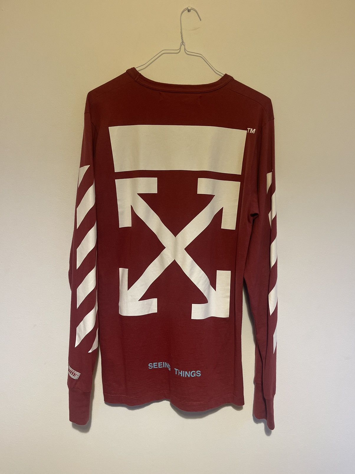 Off white red Seeing things Long Sleeve