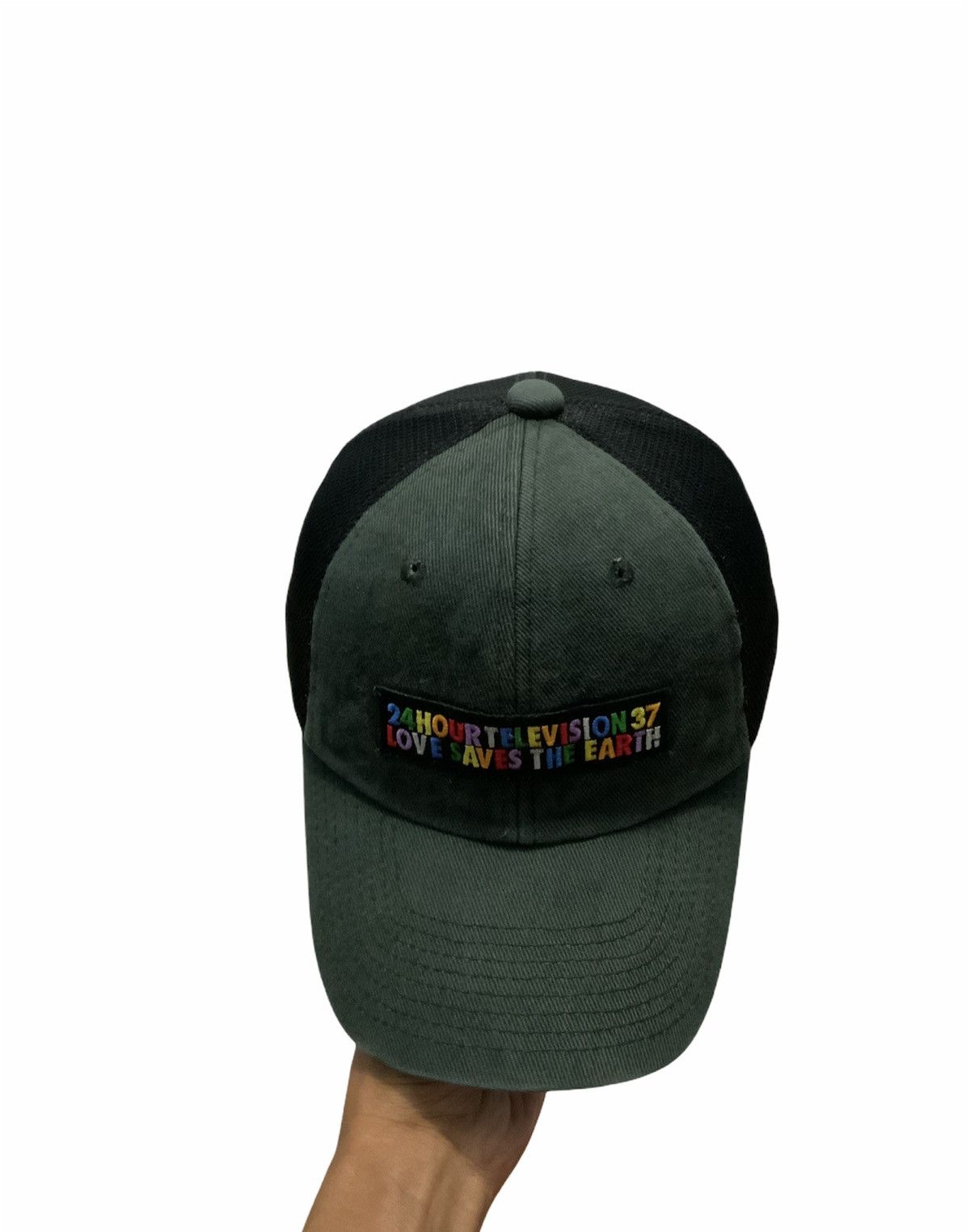 Japanese Brand 24 Hour Television 37 Love Saves The Earth Trucker Hat Size ONE SIZE - 6 Thumbnail