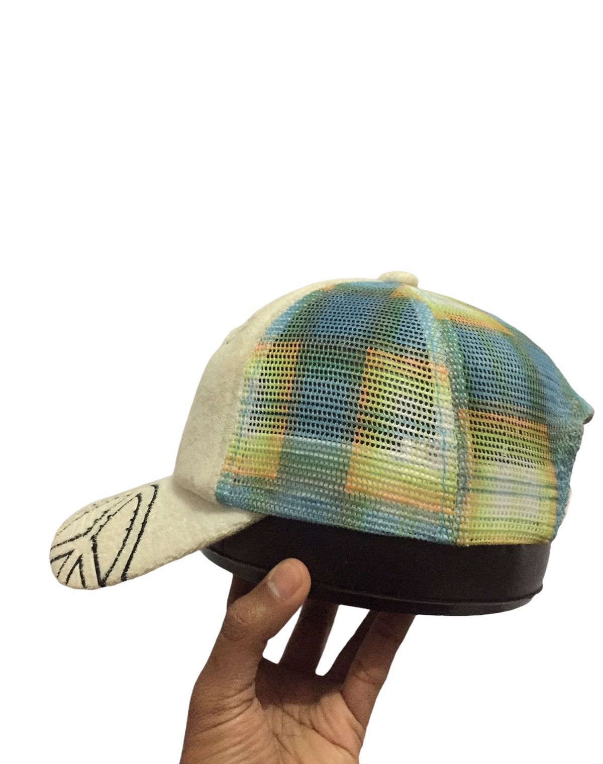 Japanese Brand Peace Fur Trucker Hat Cap Size ONE SIZE - 5 Thumbnail