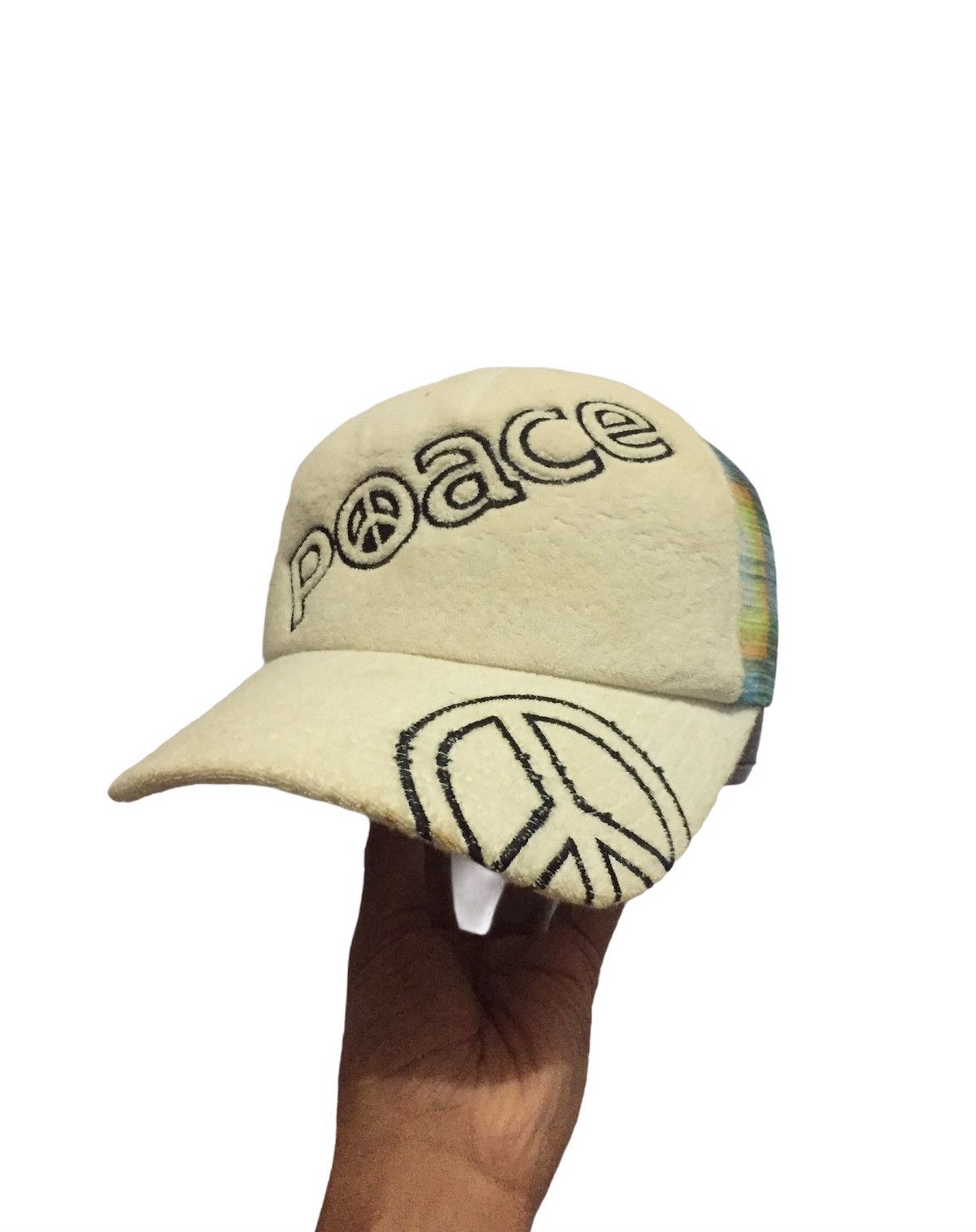 Japanese Brand Peace Fur Trucker Hat Cap Size ONE SIZE - 2 Thumbnail