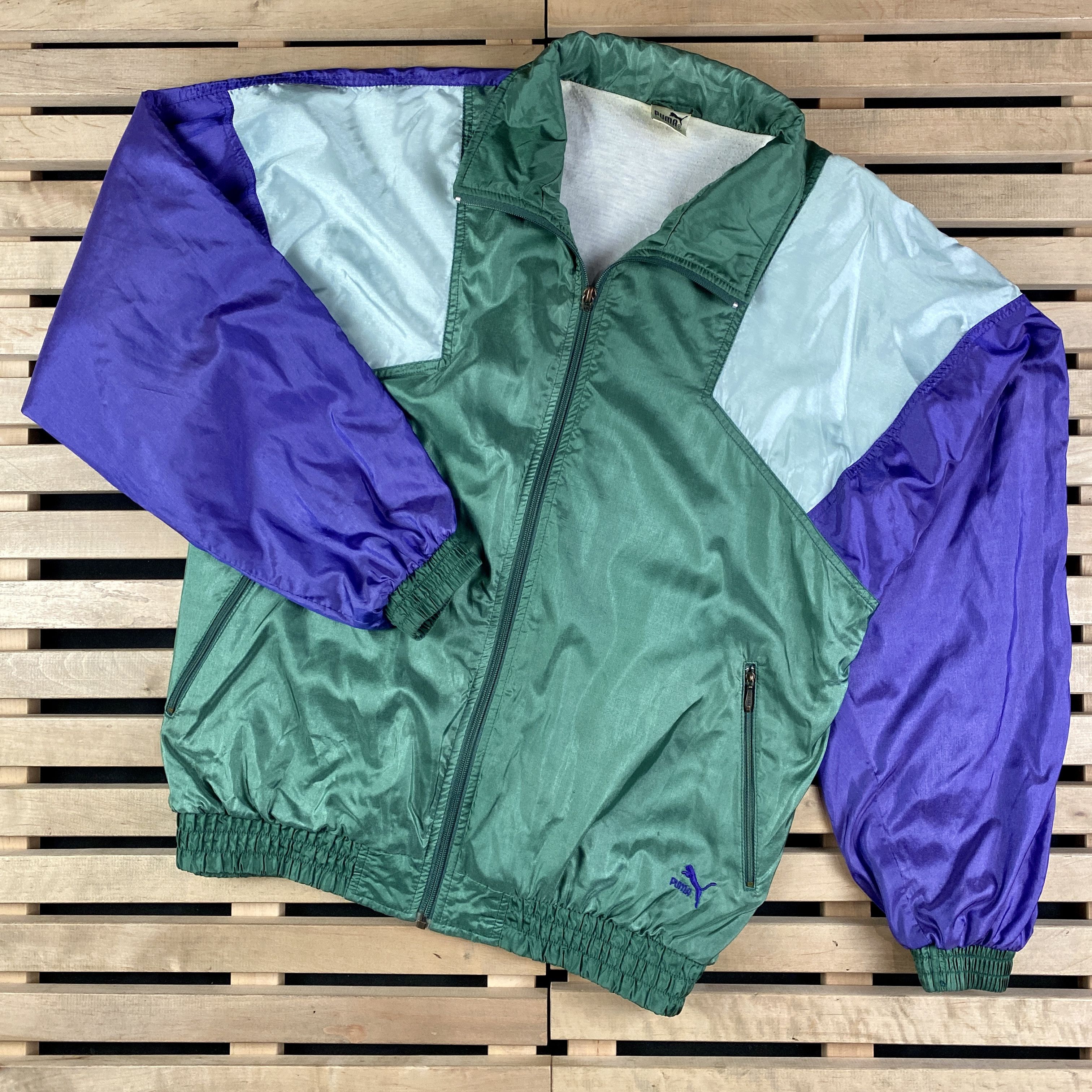 Puma × Vintage Men’s Bomber Jacket Puma Vintage Size 8/XXL Size US XXL / EU 58 / 5 - 1 Thumbnail
