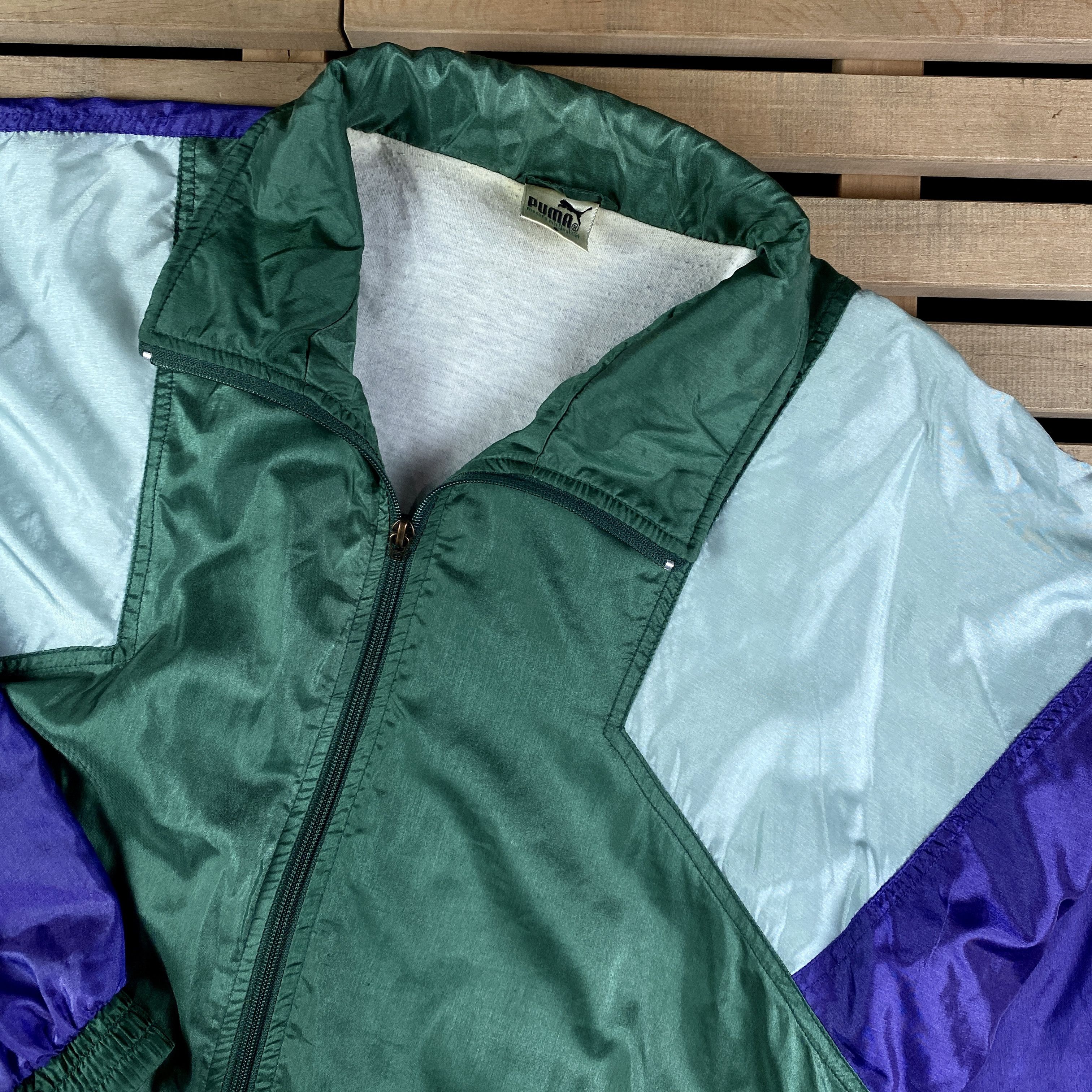 Puma × Vintage Men’s Bomber Jacket Puma Vintage Size 8/XXL Size US XXL / EU 58 / 5 - 2 Thumbnail