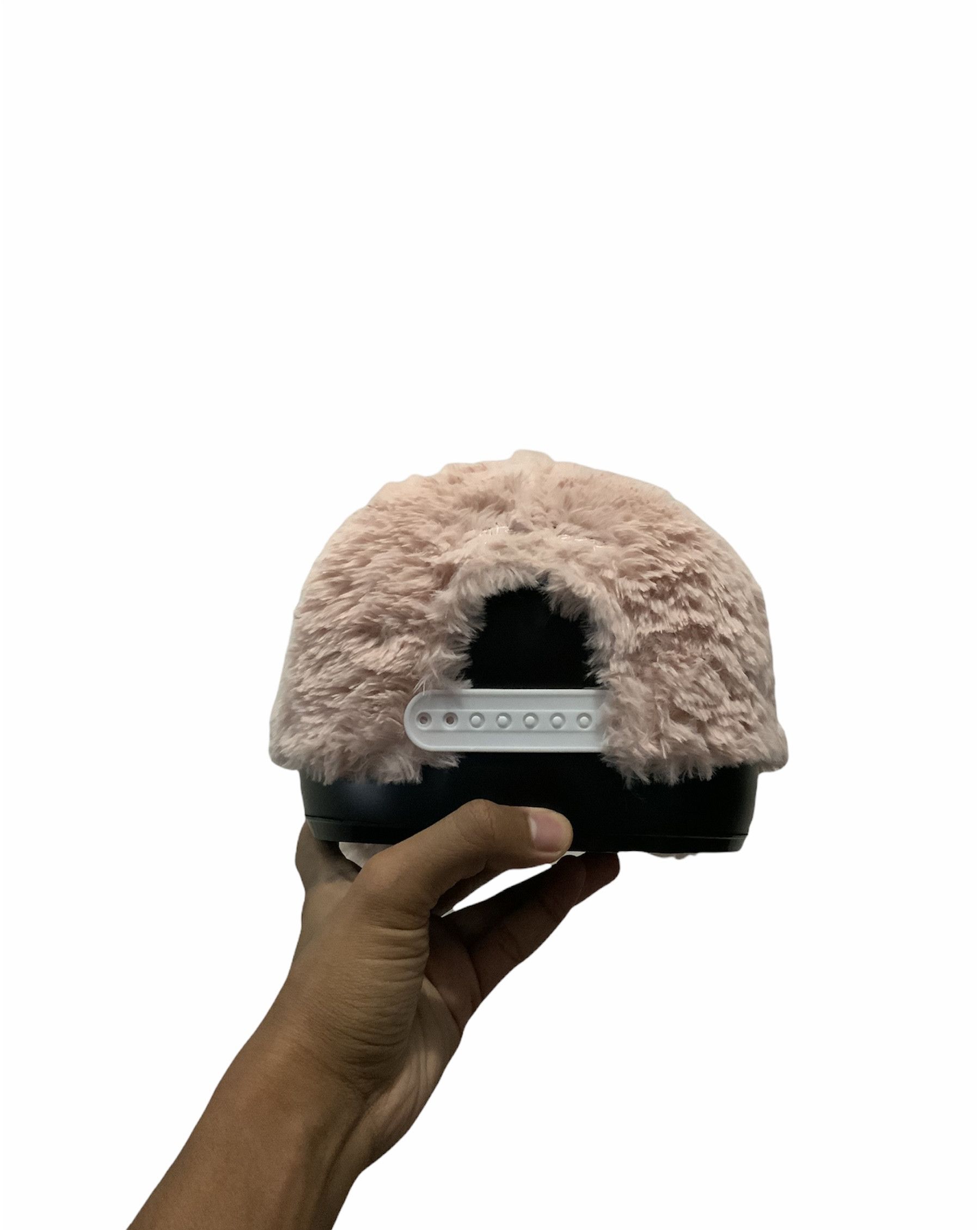 If Six Was Nine Cats Sleep Mohair Fur Snap Back Pinky Hat Size ONE SIZE - 4 Thumbnail