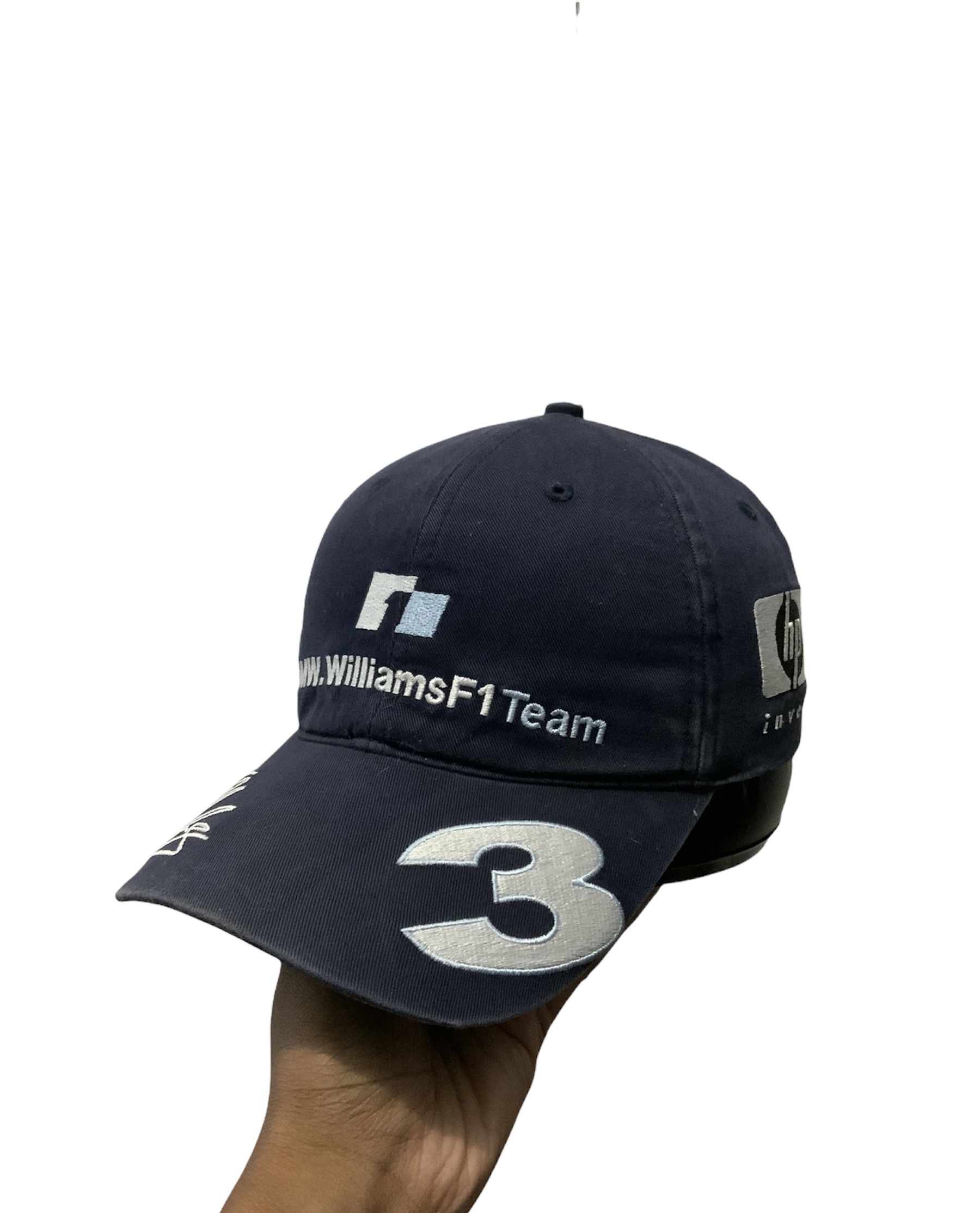 BMW Vintage Archieve Y2k Montoya BMW Wiliams F1 Team Hat Size ONE SIZE - 2 Thumbnail