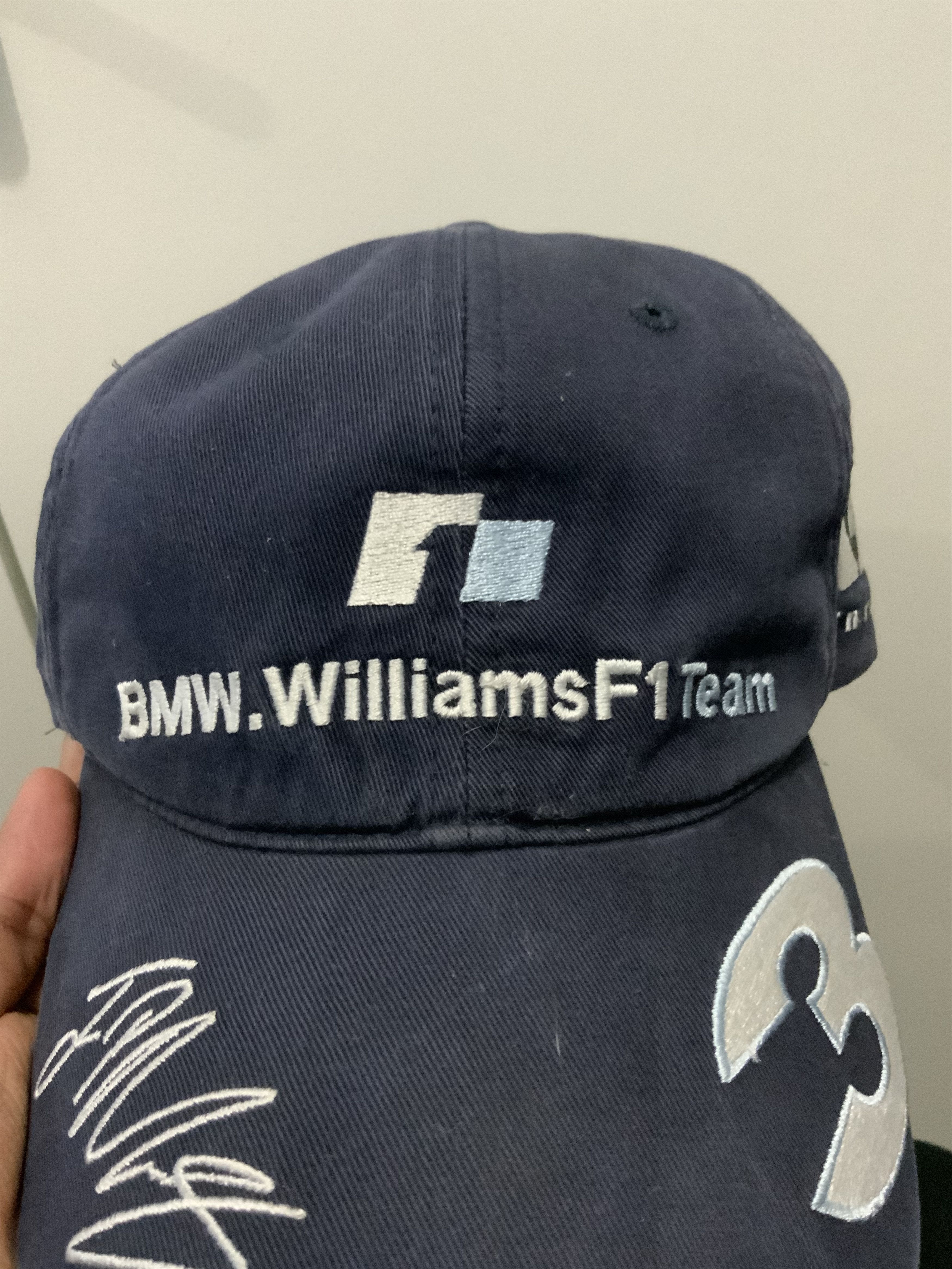 BMW Vintage Archieve Y2k Montoya BMW Wiliams F1 Team Hat Size ONE SIZE - 14 Thumbnail