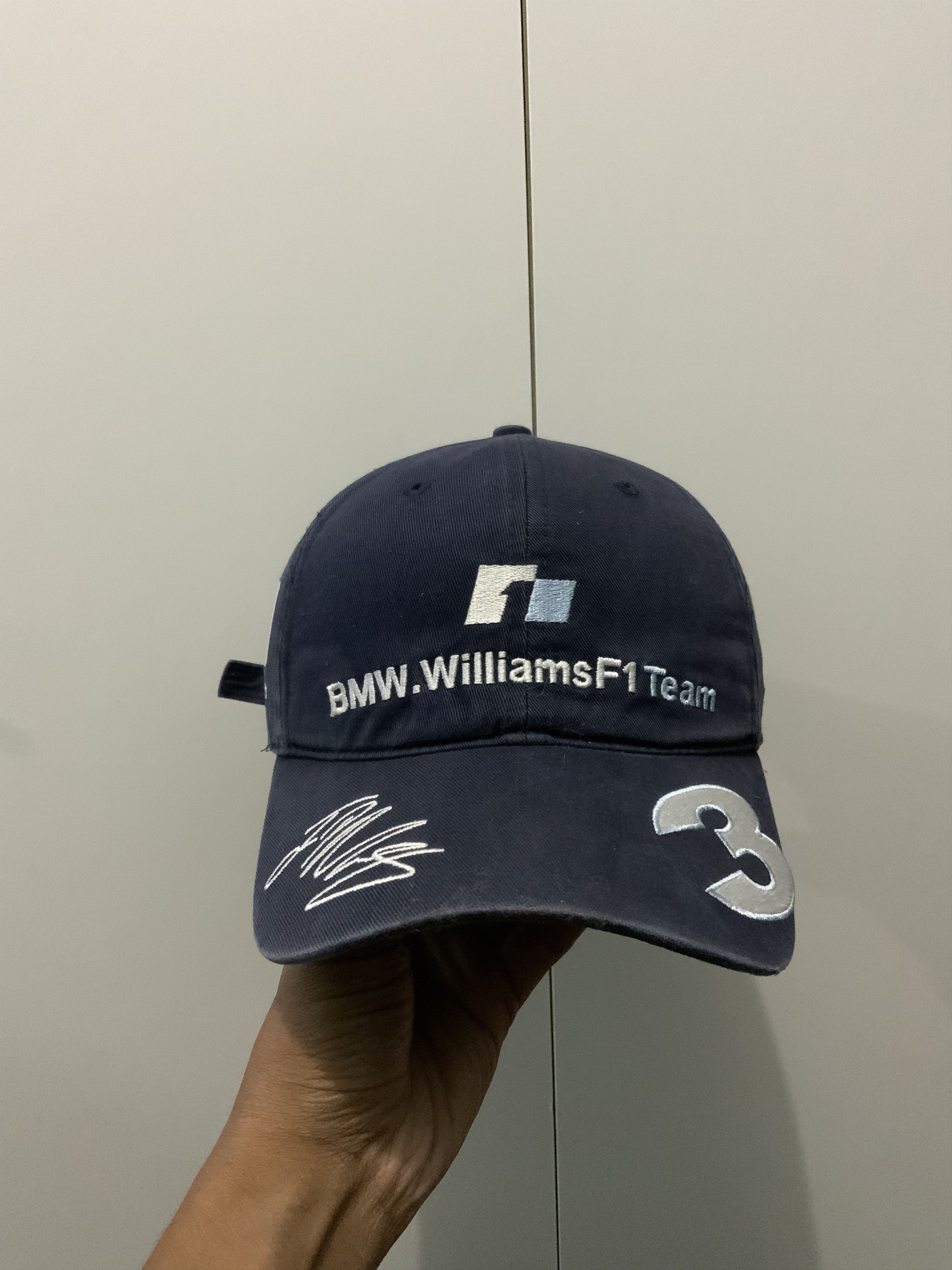 BMW Vintage Archieve Y2k Montoya BMW Wiliams F1 Team Hat Size ONE SIZE - 1 Thumbnail