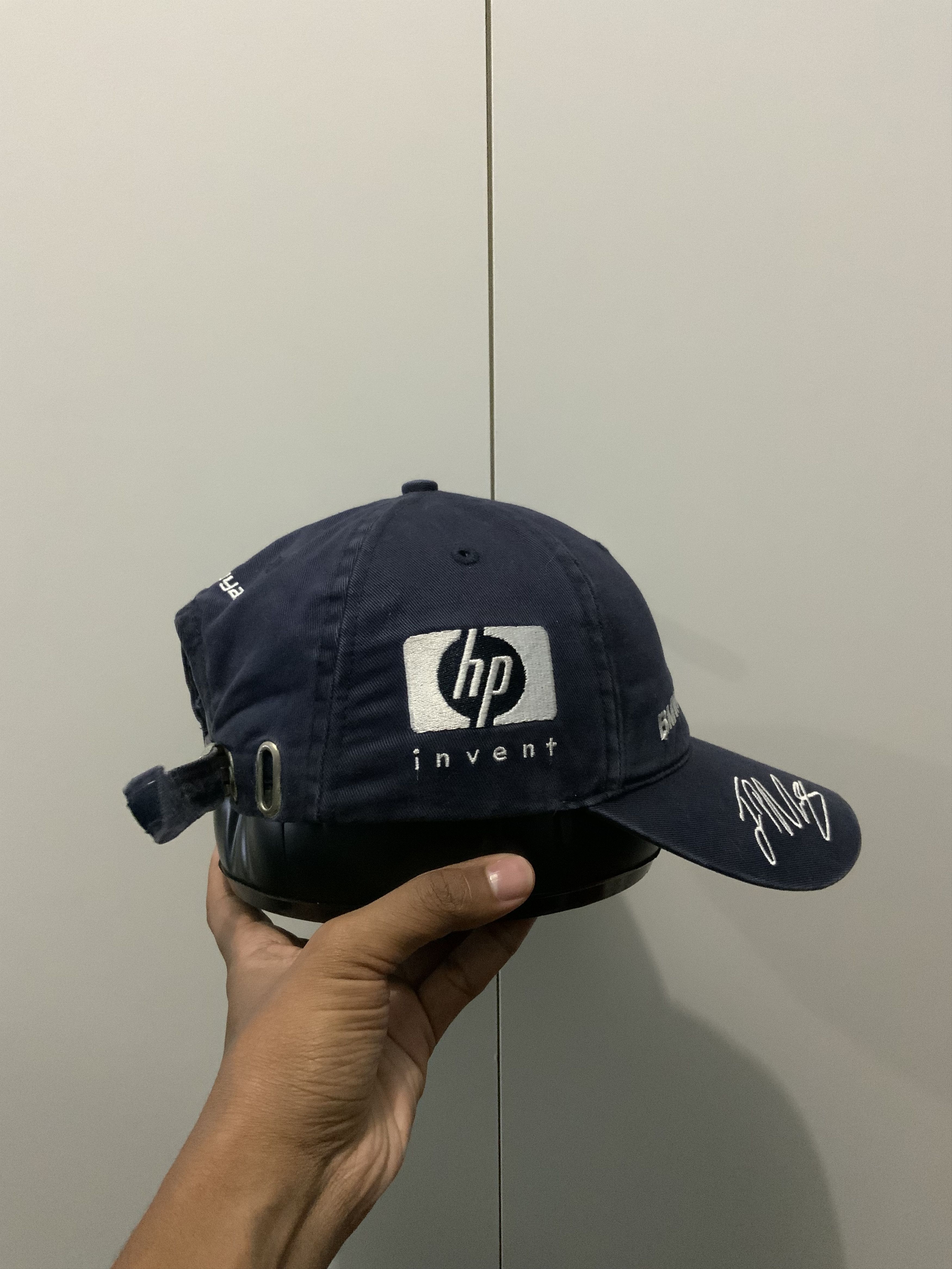 BMW Vintage Archieve Y2k Montoya BMW Wiliams F1 Team Hat Size ONE SIZE - 4 Thumbnail