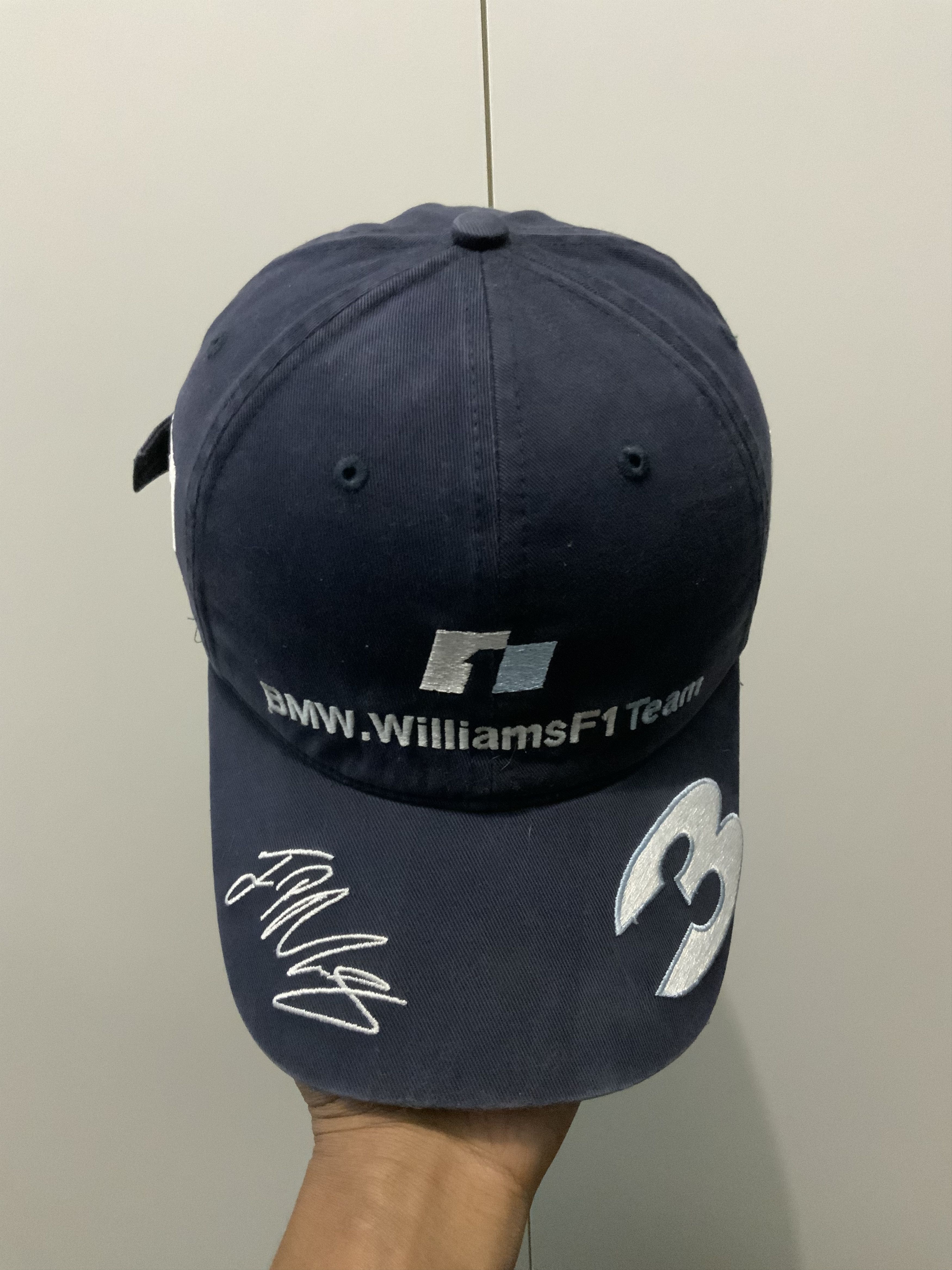 BMW Vintage Archieve Y2k Montoya BMW Wiliams F1 Team Hat Size ONE SIZE - 7 Thumbnail