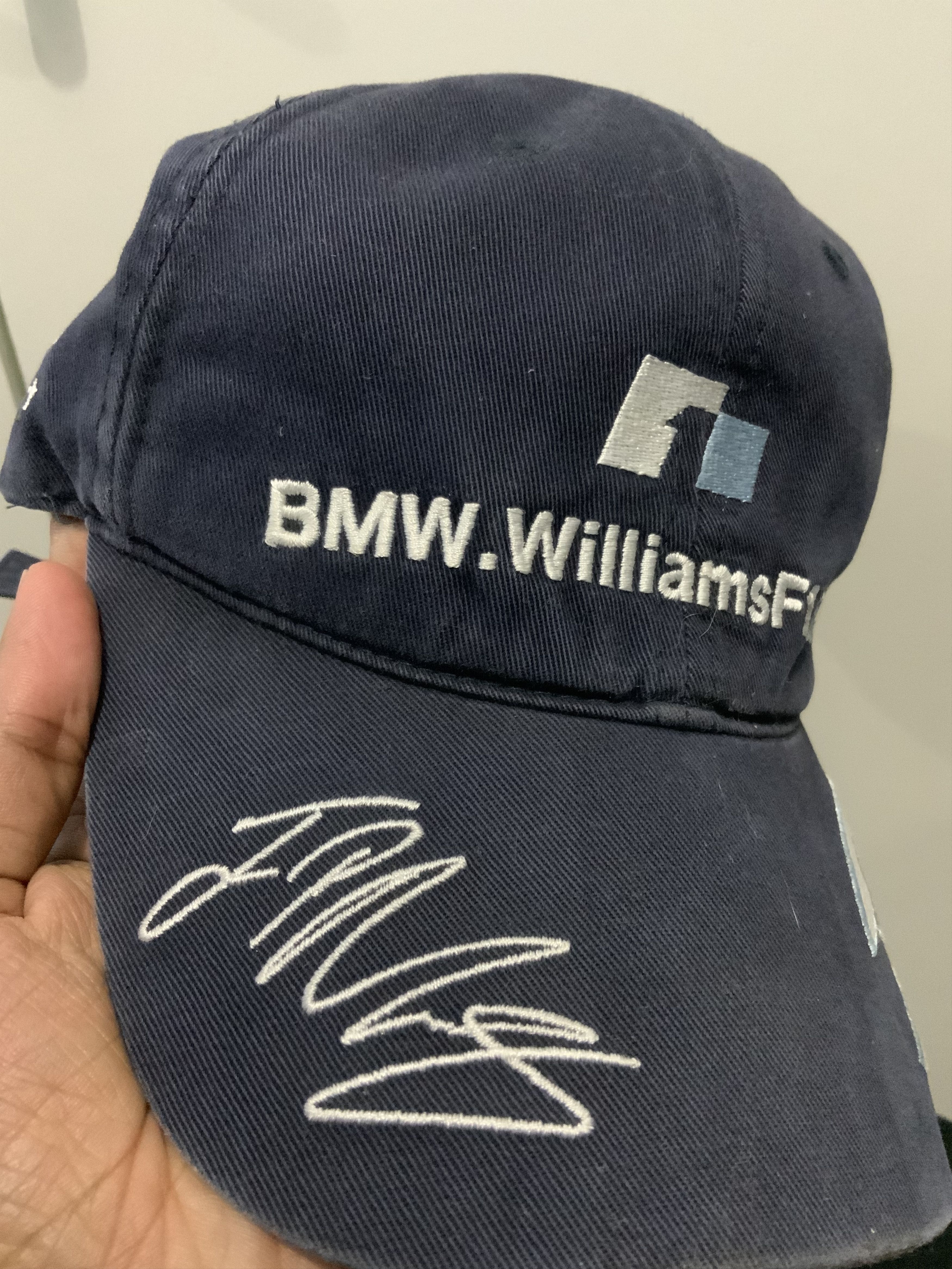 BMW Vintage Archieve Y2k Montoya BMW Wiliams F1 Team Hat Size ONE SIZE - 13 Thumbnail