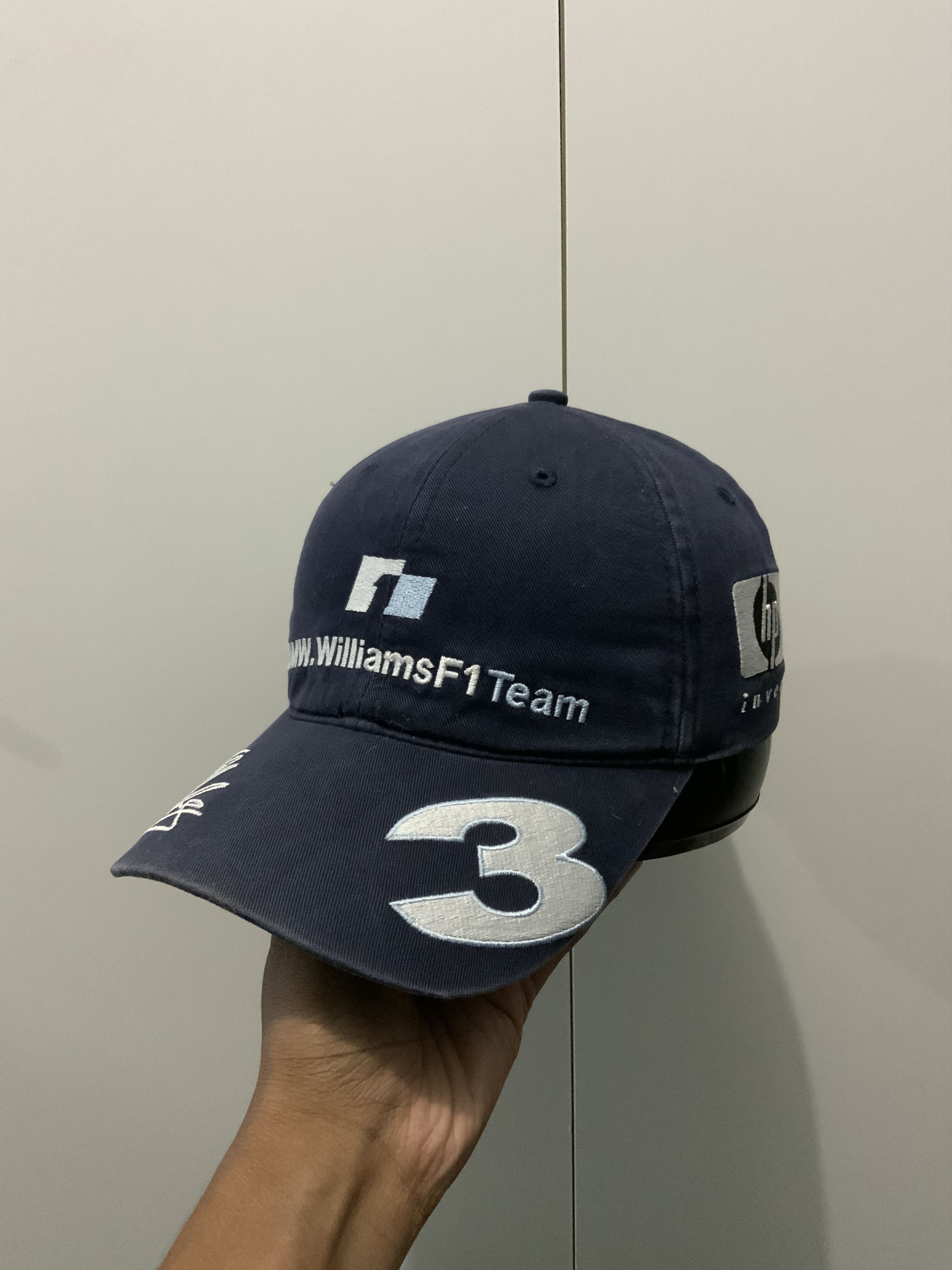 BMW Vintage Archieve Y2k Montoya BMW Wiliams F1 Team Hat Size ONE SIZE - 3 Thumbnail