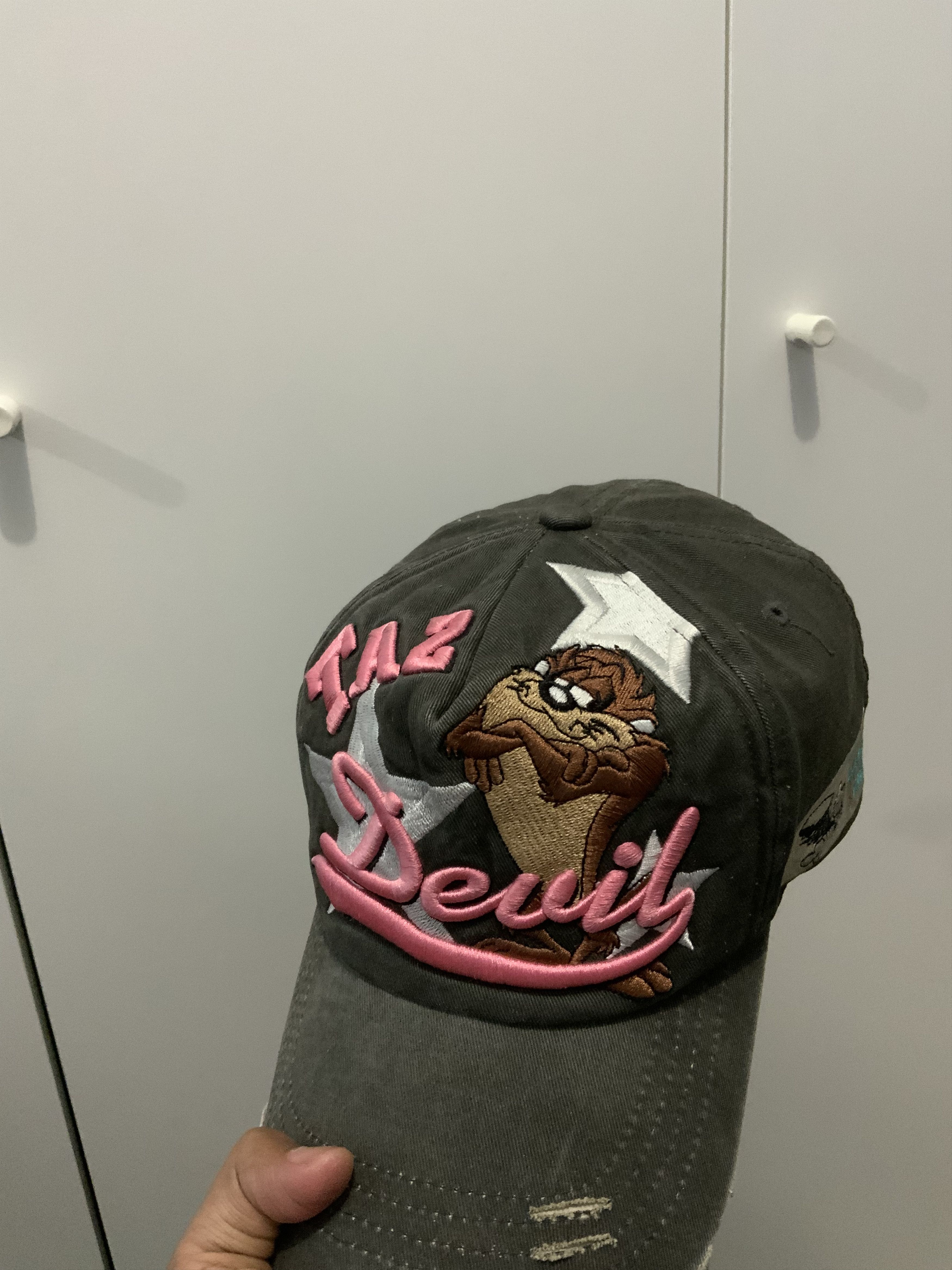 Vintage Vintage Taz-Mania Looney Tunes Hat Size ONE SIZE - 14 Thumbnail