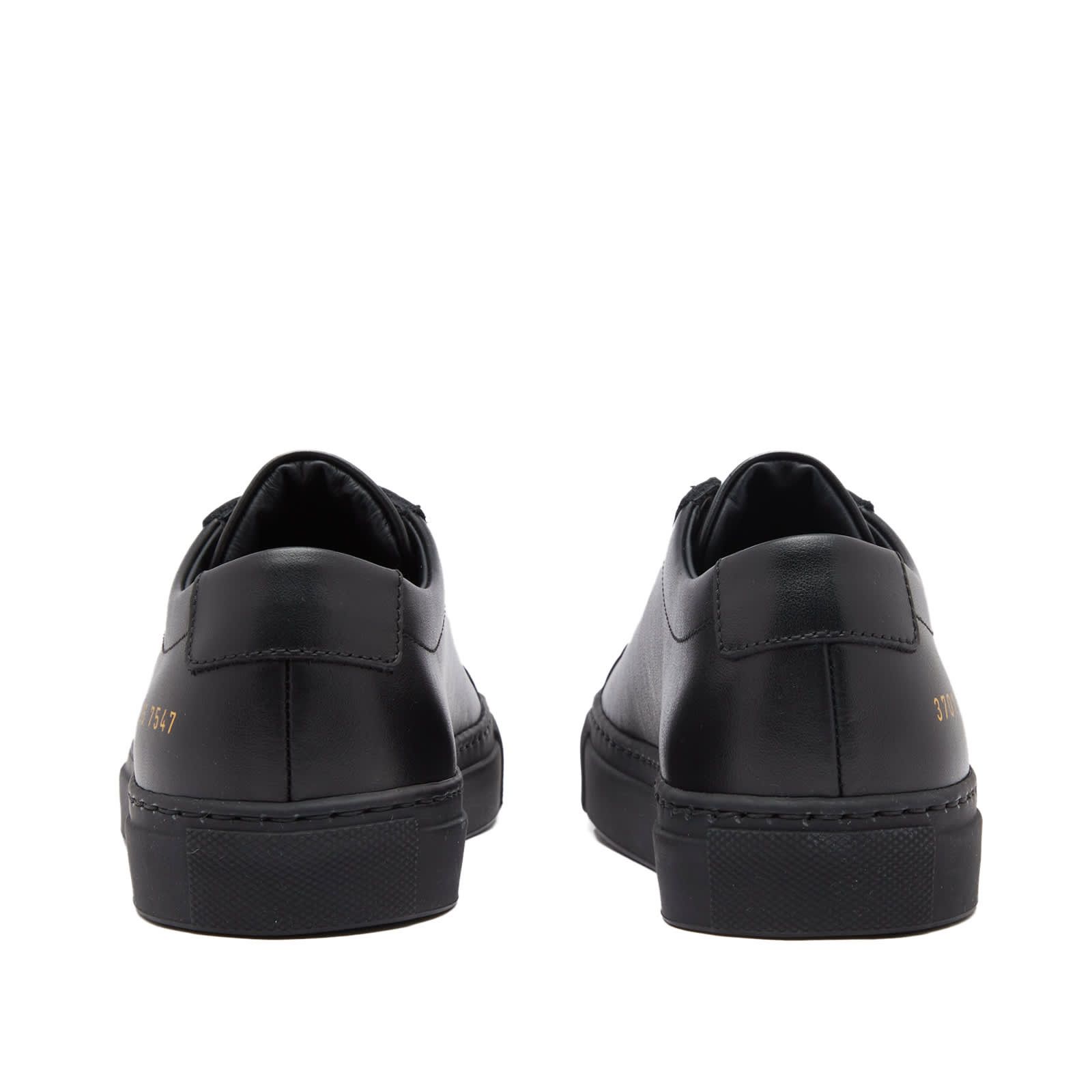 Common Projects Original Achilles Low Black 3701 7547 US 6 EU 36 Size US 6 / IT 36 - 3 Thumbnail
