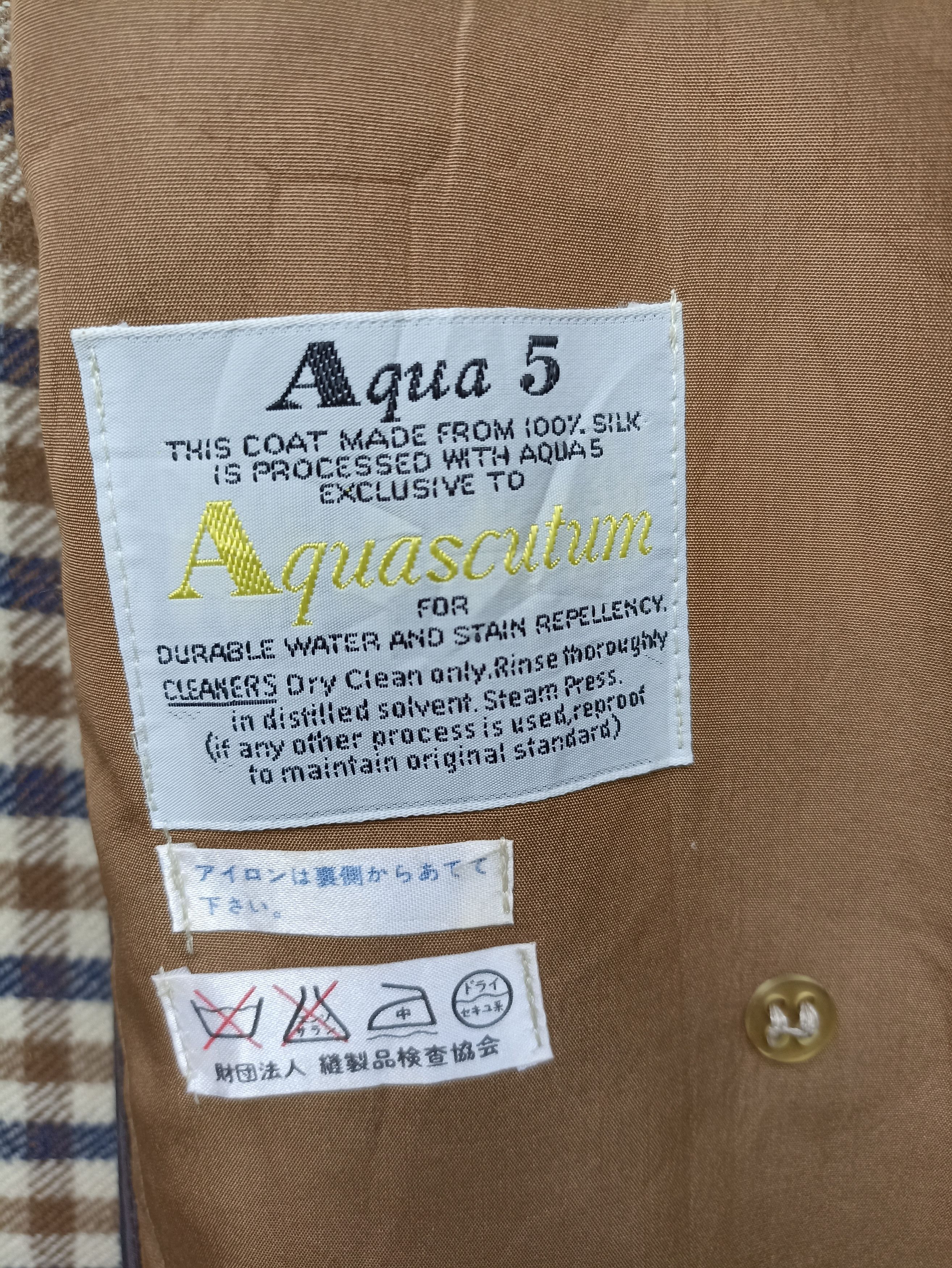 Aquascutum Vintage Aquascutum over coat Aquascutum England Size US S / EU 44-46 / 1 - 8 Thumbnail