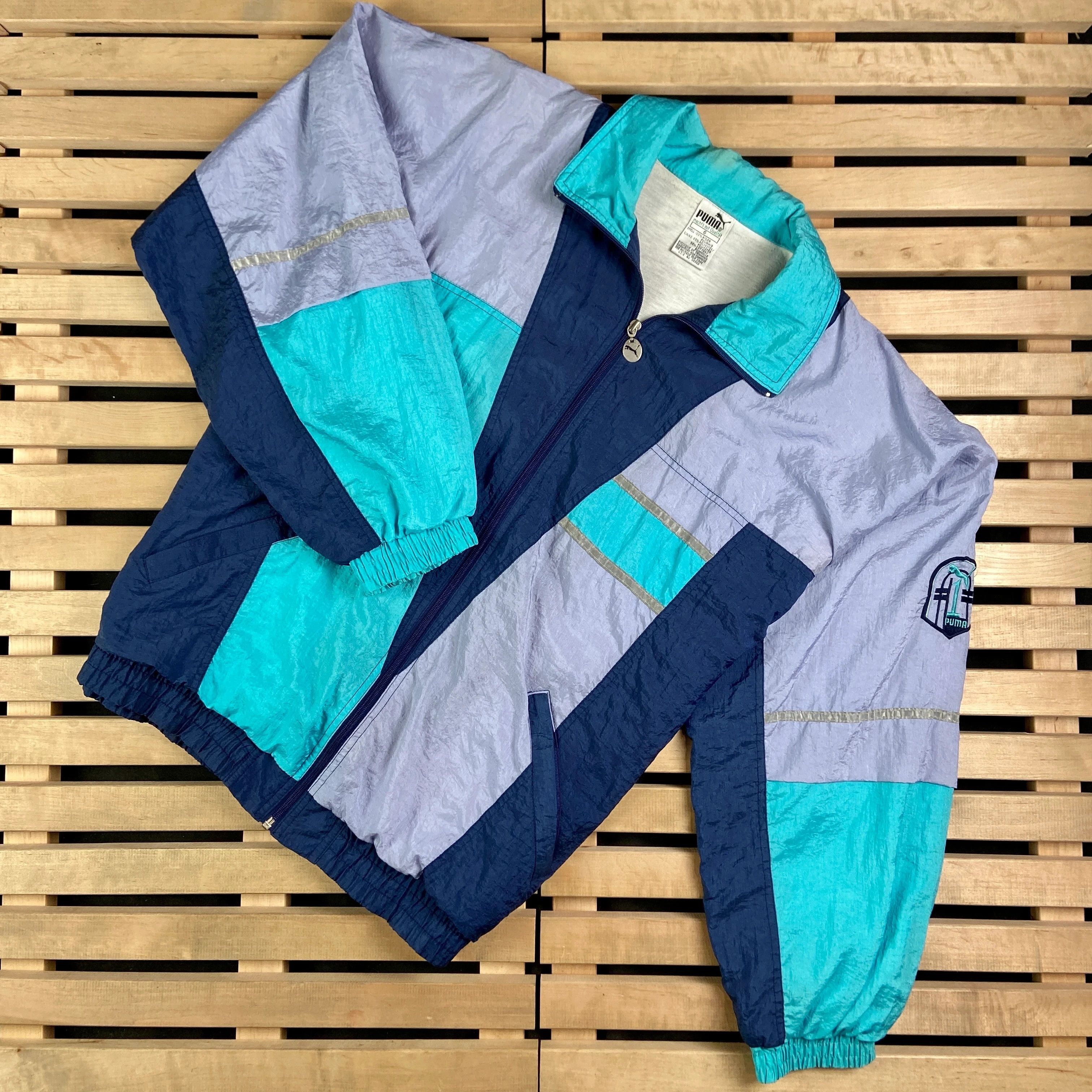 Puma × Vintage Mens Bomber Jacket Puma Vintage Size XL Size US XL / EU 56 / 4 - 1 Thumbnail
