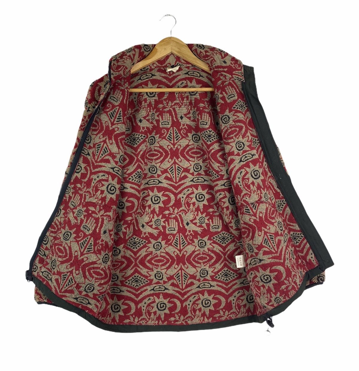 Native Vintage BANFF Outdoor Paisley Design Fleece Sweater Jacket Size US M / EU 48-50 / 2 - 2 Thumbnail