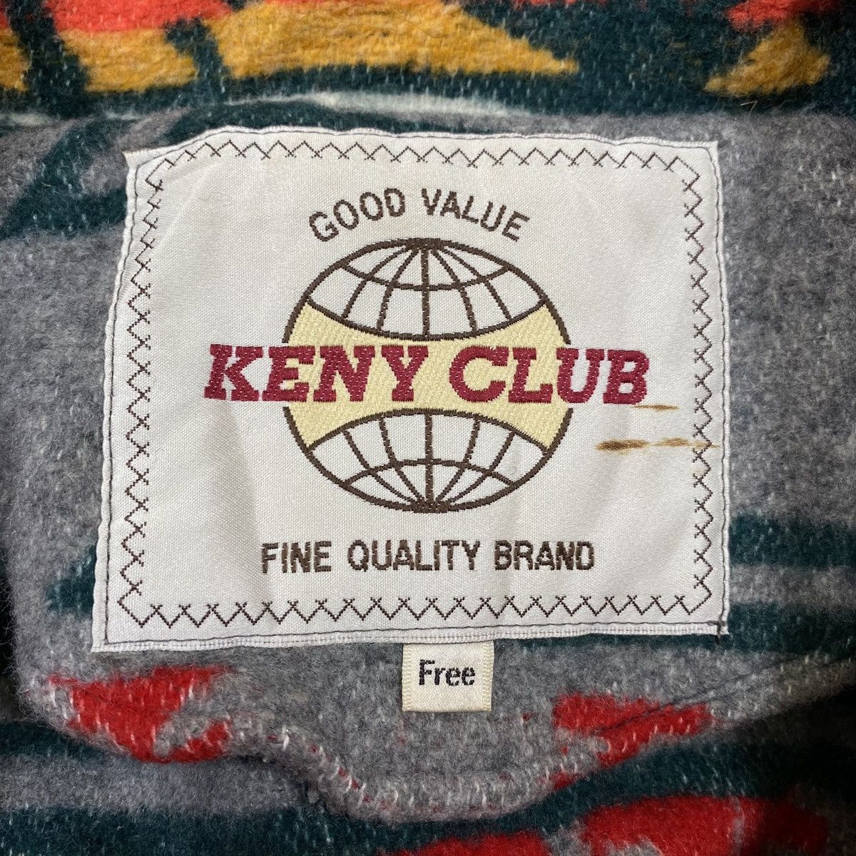Native KENY CLUB AZTEC Navajo Native Design Wool Coat Jacket Size US L / EU 52-54 / 3 - 6 Thumbnail