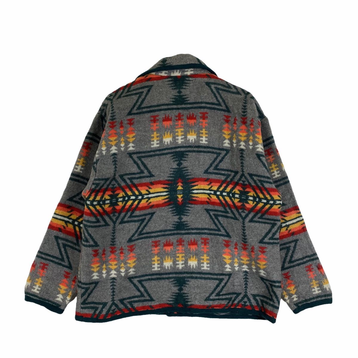 Native KENY CLUB AZTEC Navajo Native Design Wool Coat Jacket Size US L / EU 52-54 / 3 - 2 Thumbnail