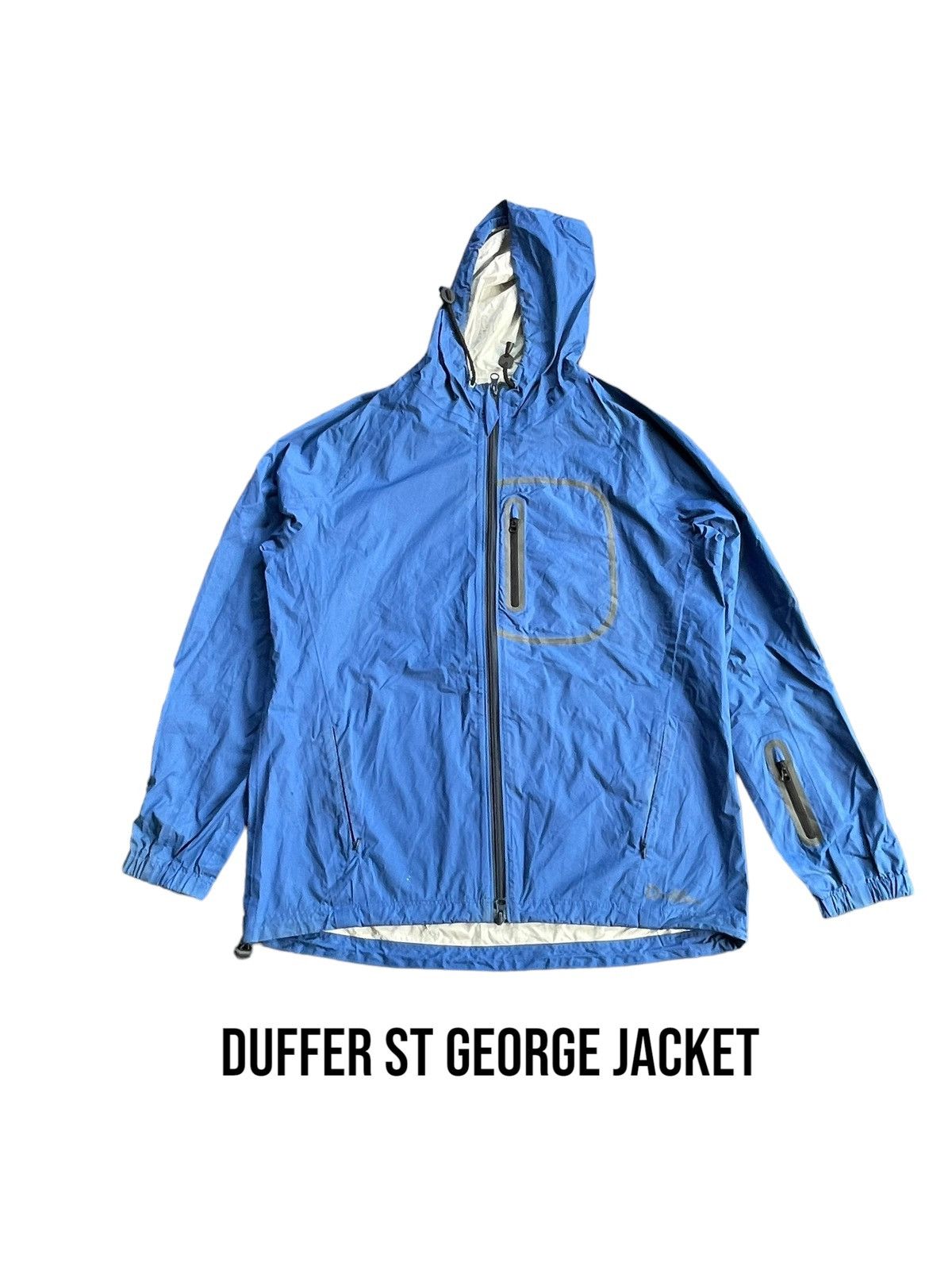 image of Archival Clothing x Duffer Of St George Duffer St George Light Jacket in Blue, Men's (Size XL)