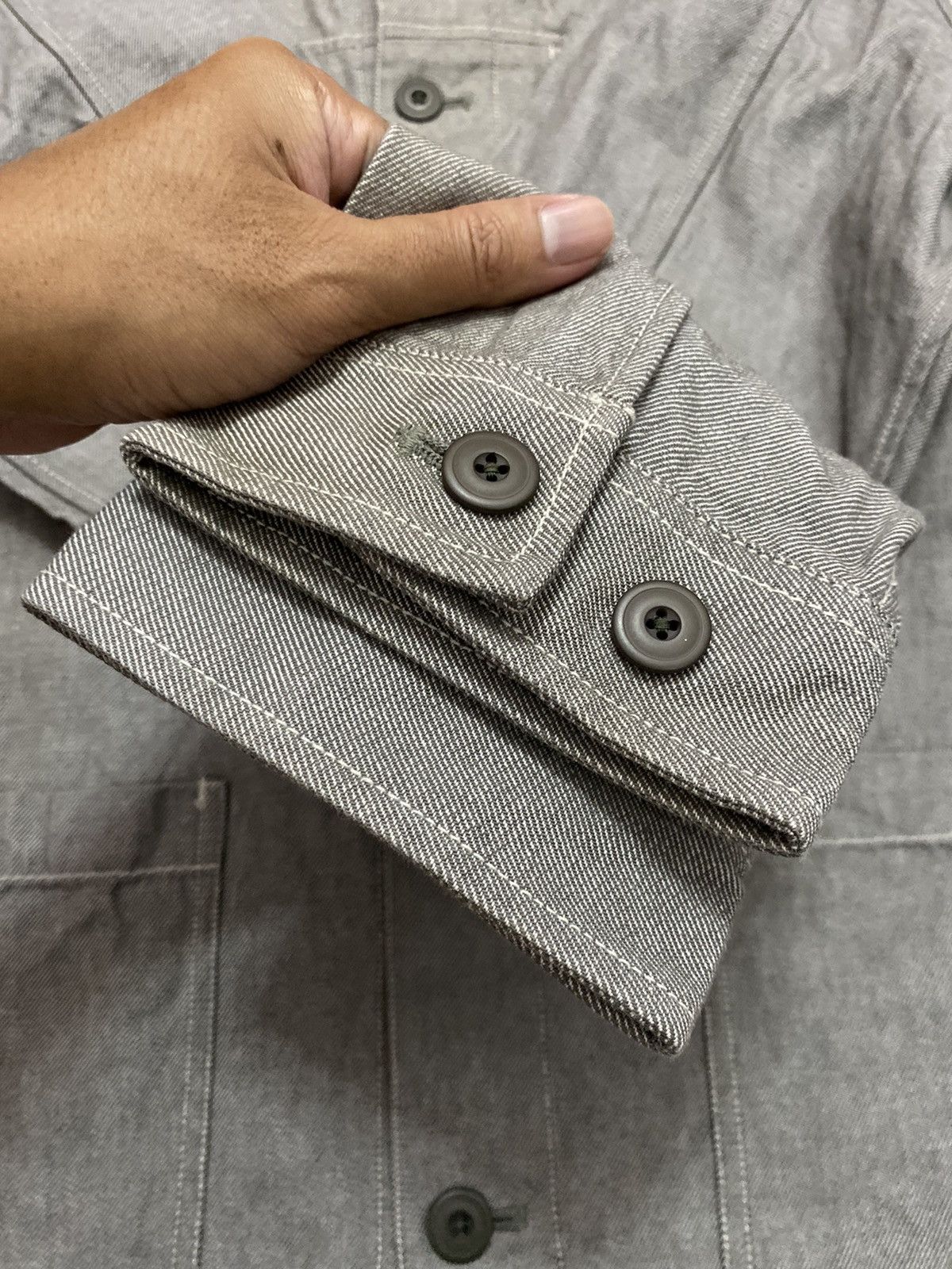 Japanese Brand × Uniqlo × Vintage Y2K Uniqlo Workwear Inspired Chore Denim Jacket Size US XL / EU 56 / 4 - 10 Thumbnail