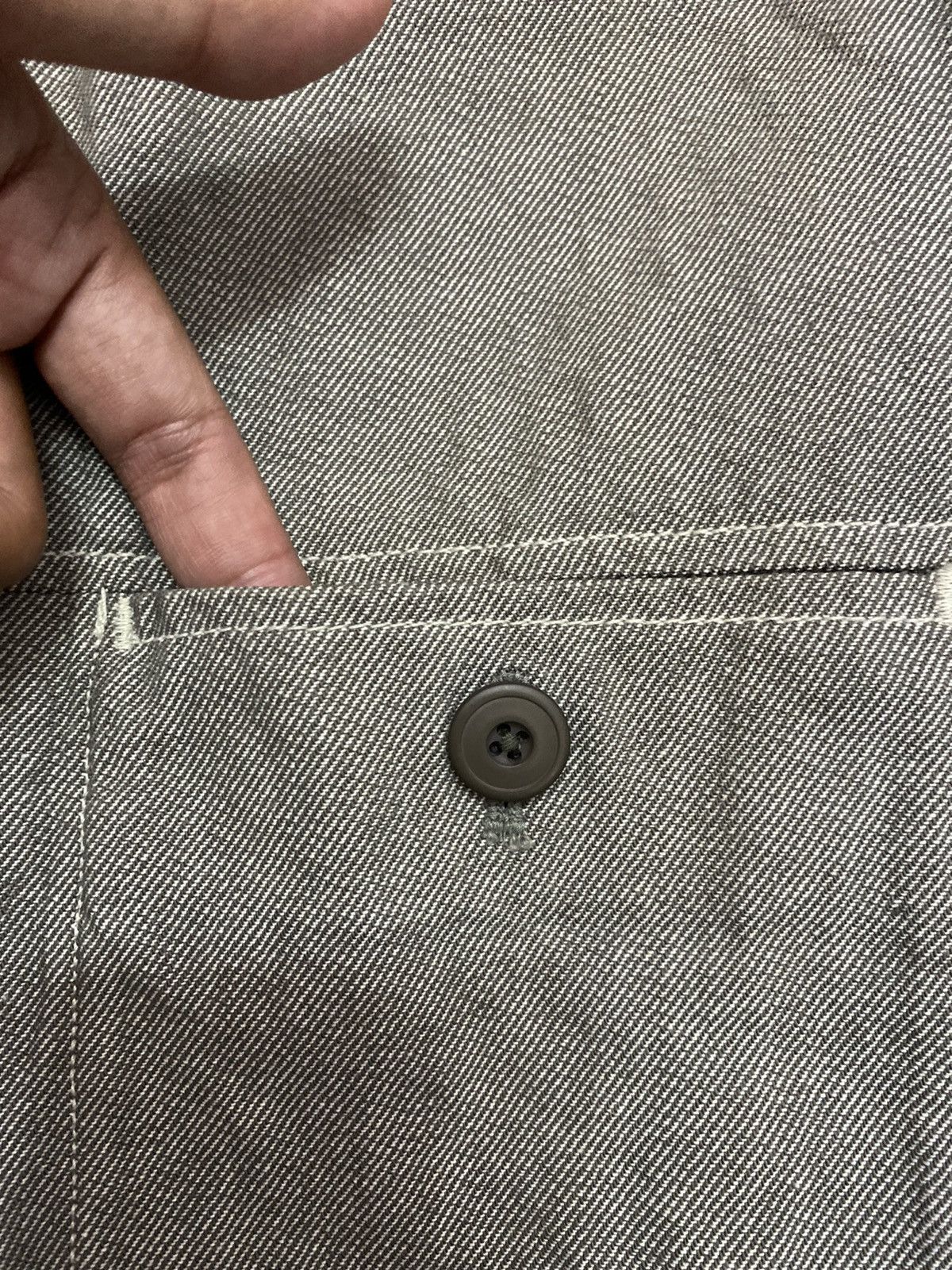 Japanese Brand × Uniqlo × Vintage Y2K Uniqlo Workwear Inspired Chore Denim Jacket Size US XL / EU 56 / 4 - 7 Thumbnail