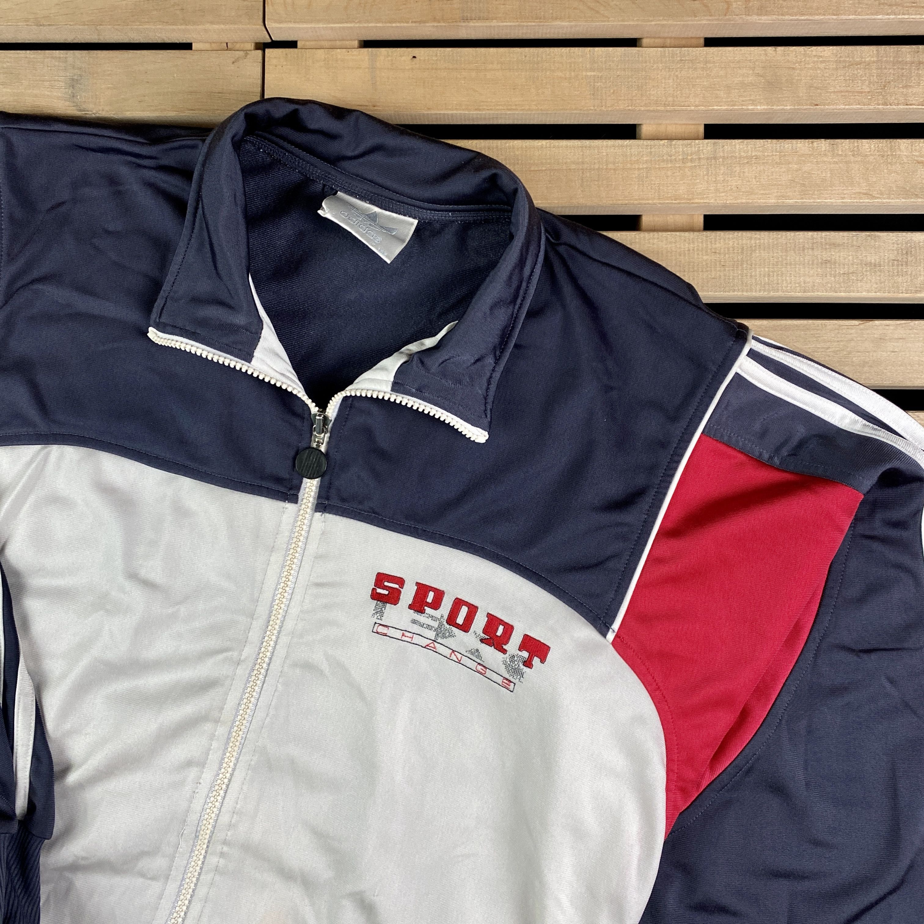 Adidas × Vintage Mens Bomber Jacket Adidas Originals Sport Vintage Size L Size US L / EU 52-54 / 3 - 2 Thumbnail