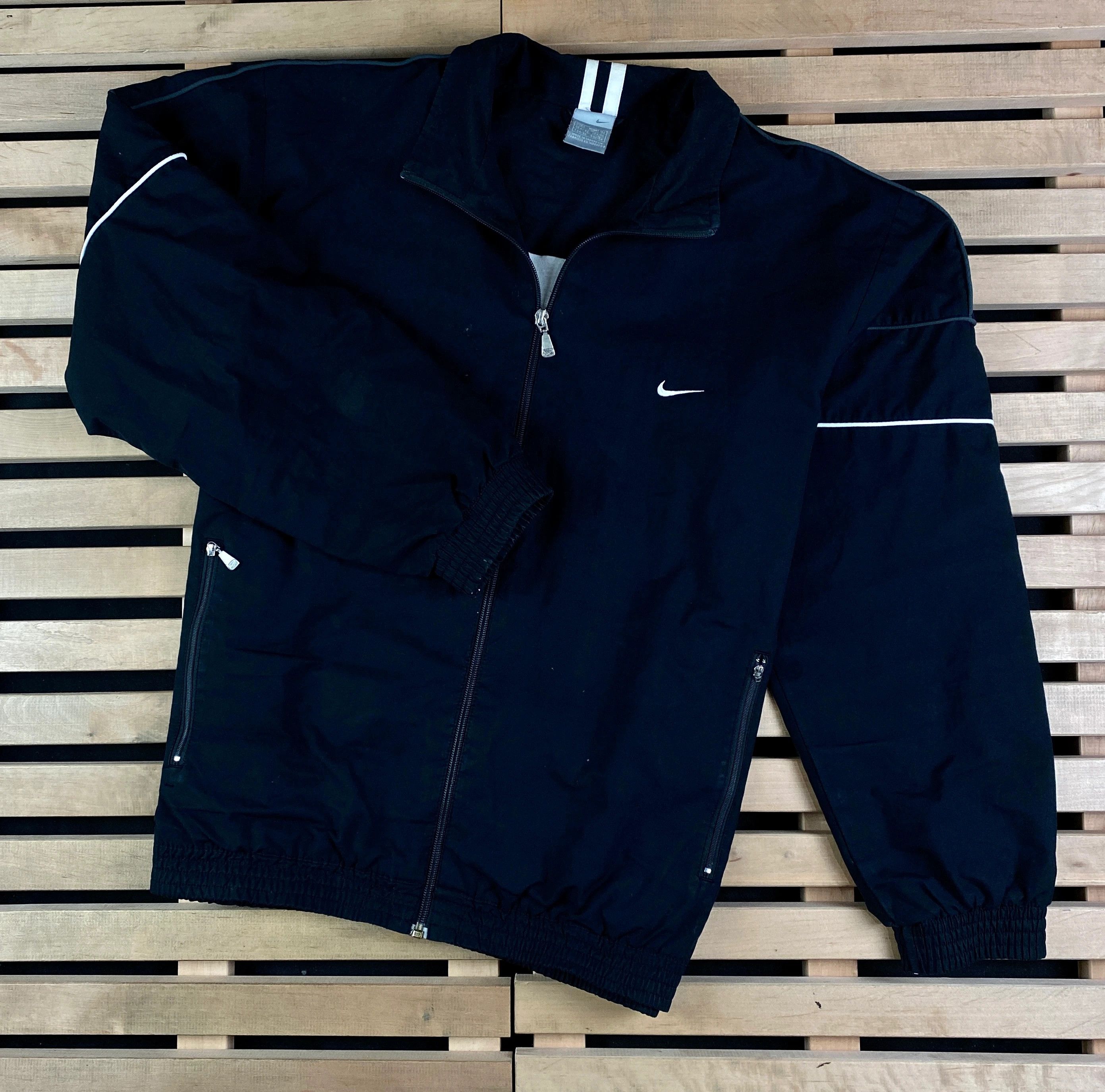 Nike × Vintage Mens Bomber Jacket Nike Vintage Size L Size US L / EU 52-54 / 3 - 1 Thumbnail