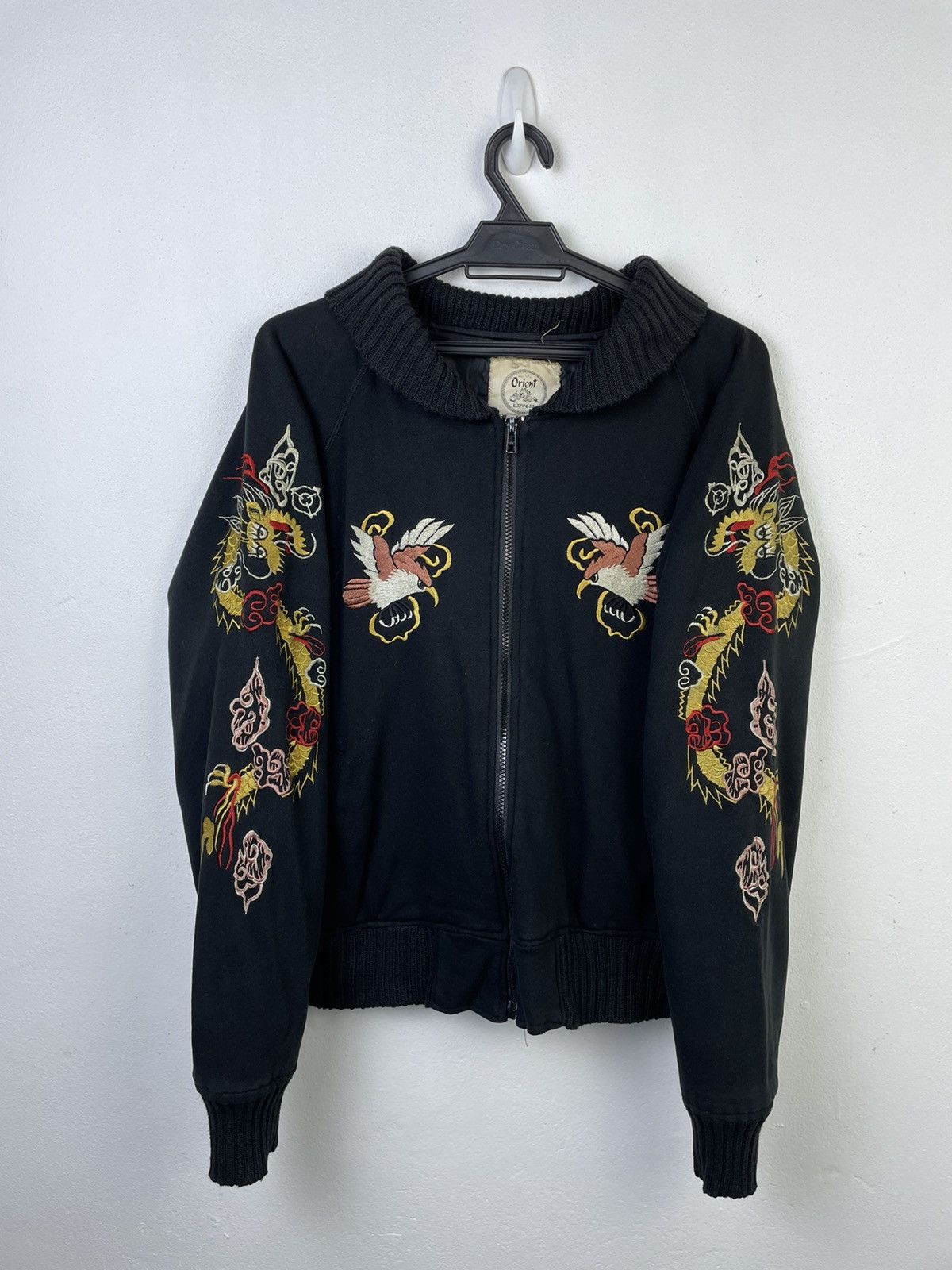 Japanese Brand 🔥Vintage Orient Express Tiger Dragon Eagle Sukajan jacket Size US XL / EU 56 / 4 - 6 Thumbnail
