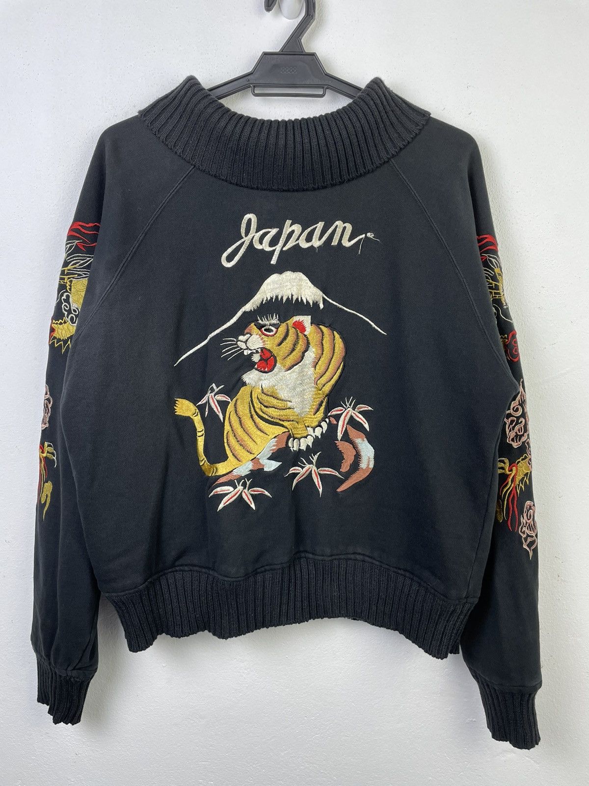 Japanese Brand 🔥Vintage Orient Express Tiger Dragon Eagle Sukajan jacket Size US XL / EU 56 / 4 - 2 Thumbnail