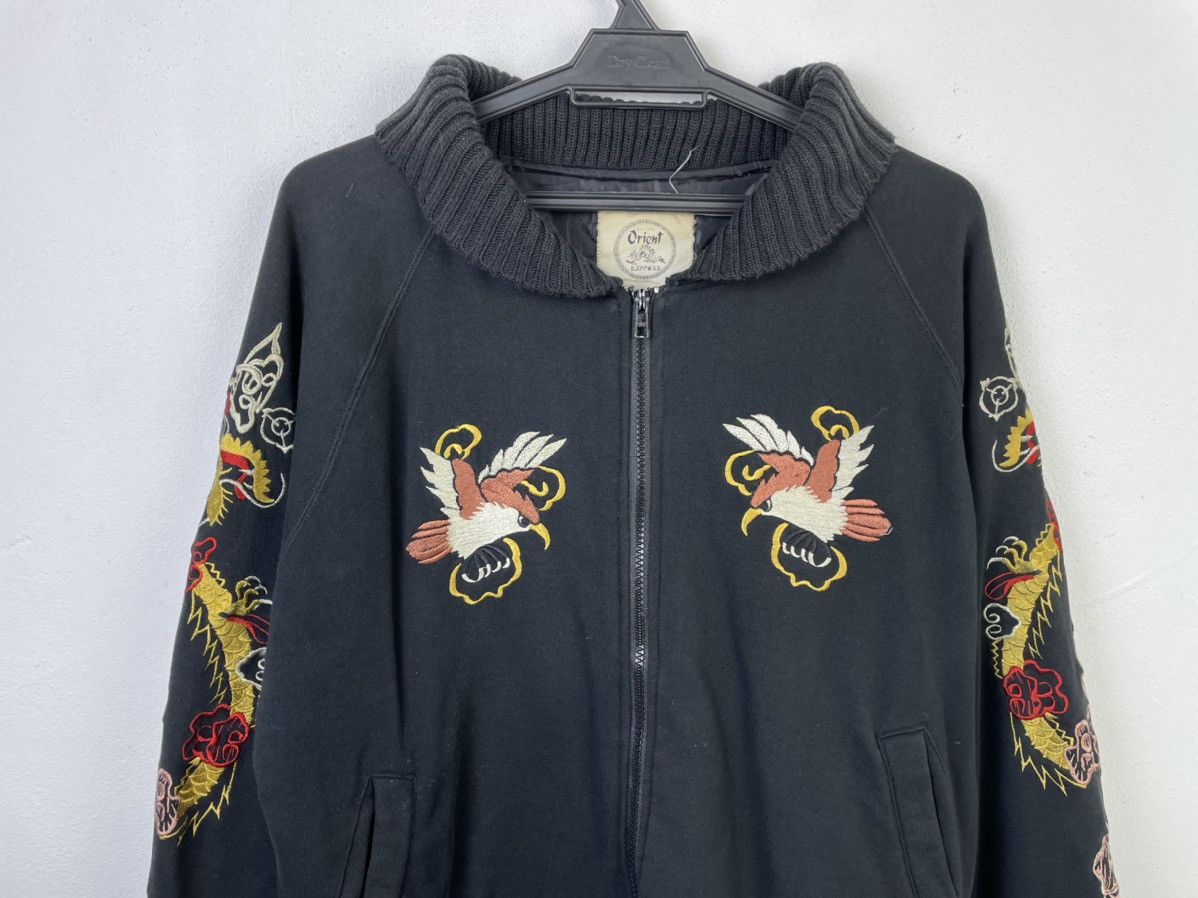 Japanese Brand 🔥Vintage Orient Express Tiger Dragon Eagle Sukajan jacket Size US XL / EU 56 / 4 - 9 Thumbnail