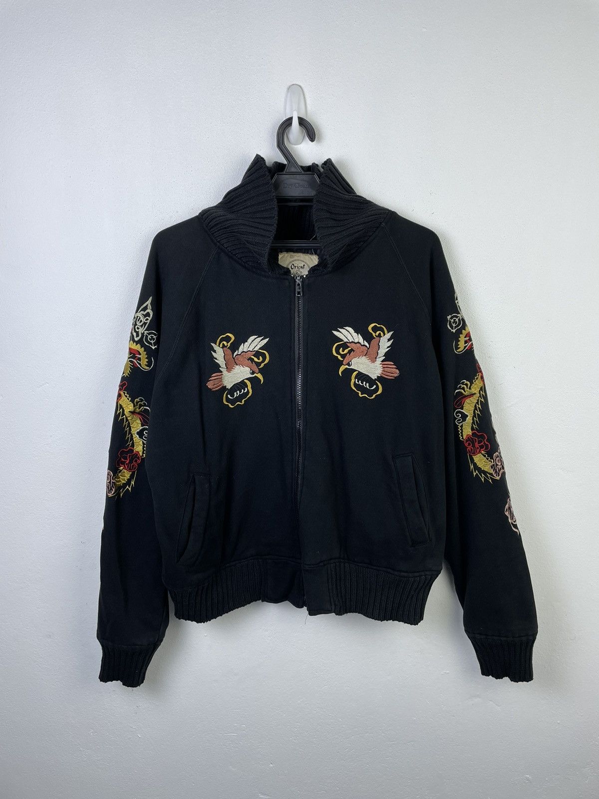 Japanese Brand 🔥Vintage Orient Express Tiger Dragon Eagle Sukajan jacket Size US XL / EU 56 / 4 - 3 Thumbnail