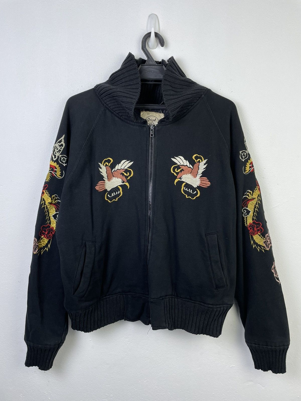 Japanese Brand 🔥Vintage Orient Express Tiger Dragon Eagle Sukajan jacket Size US XL / EU 56 / 4 - 7 Thumbnail