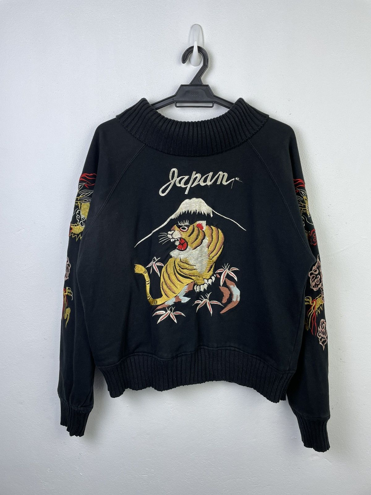 Japanese Brand 🔥Vintage Orient Express Tiger Dragon Eagle Sukajan jacket Size US XL / EU 56 / 4 - 15 Thumbnail