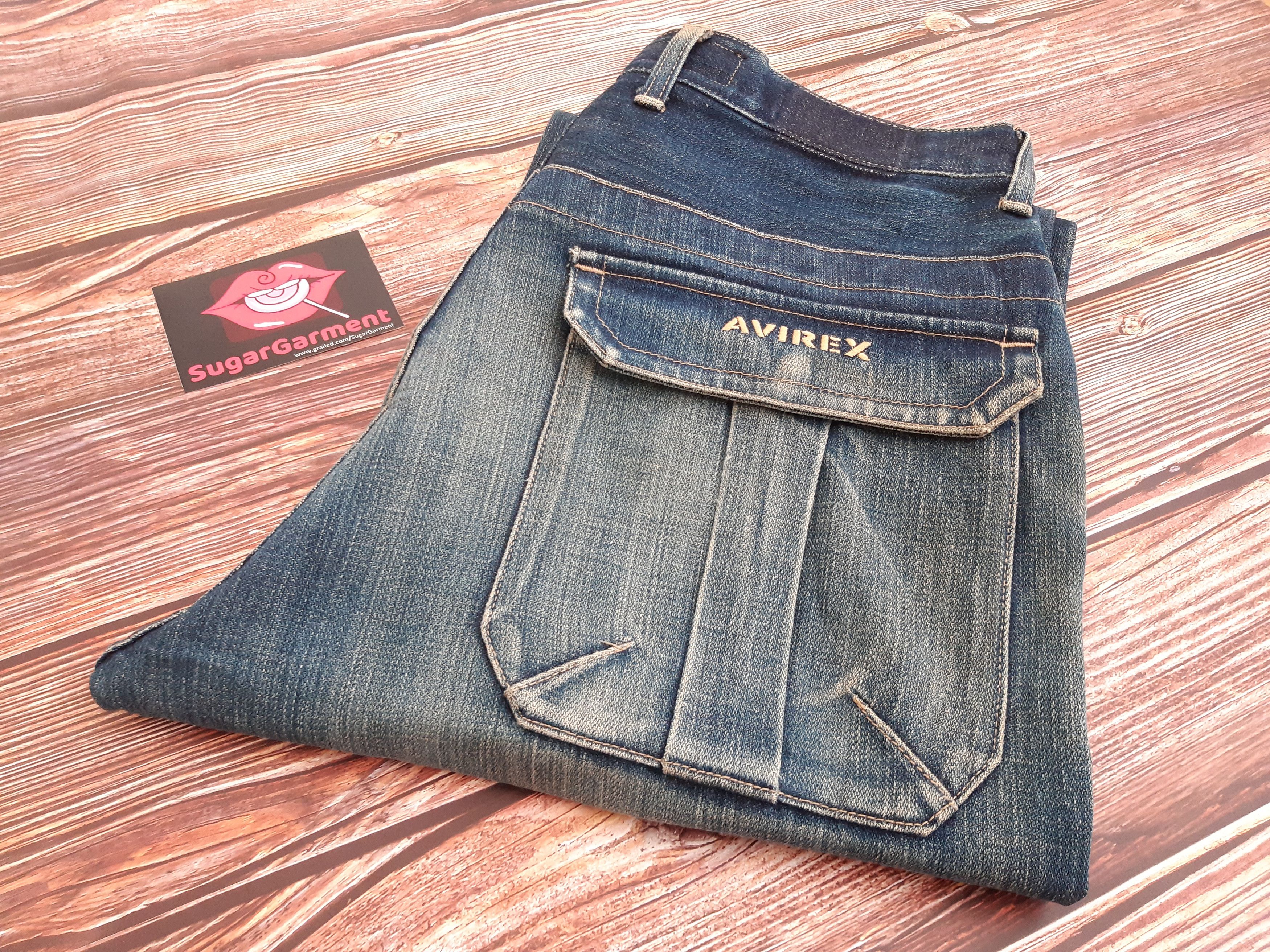 Avirex × Vintage AVIREX Jeans Vintage Distressed Size US 34 / EU 50 - 14 Thumbnail