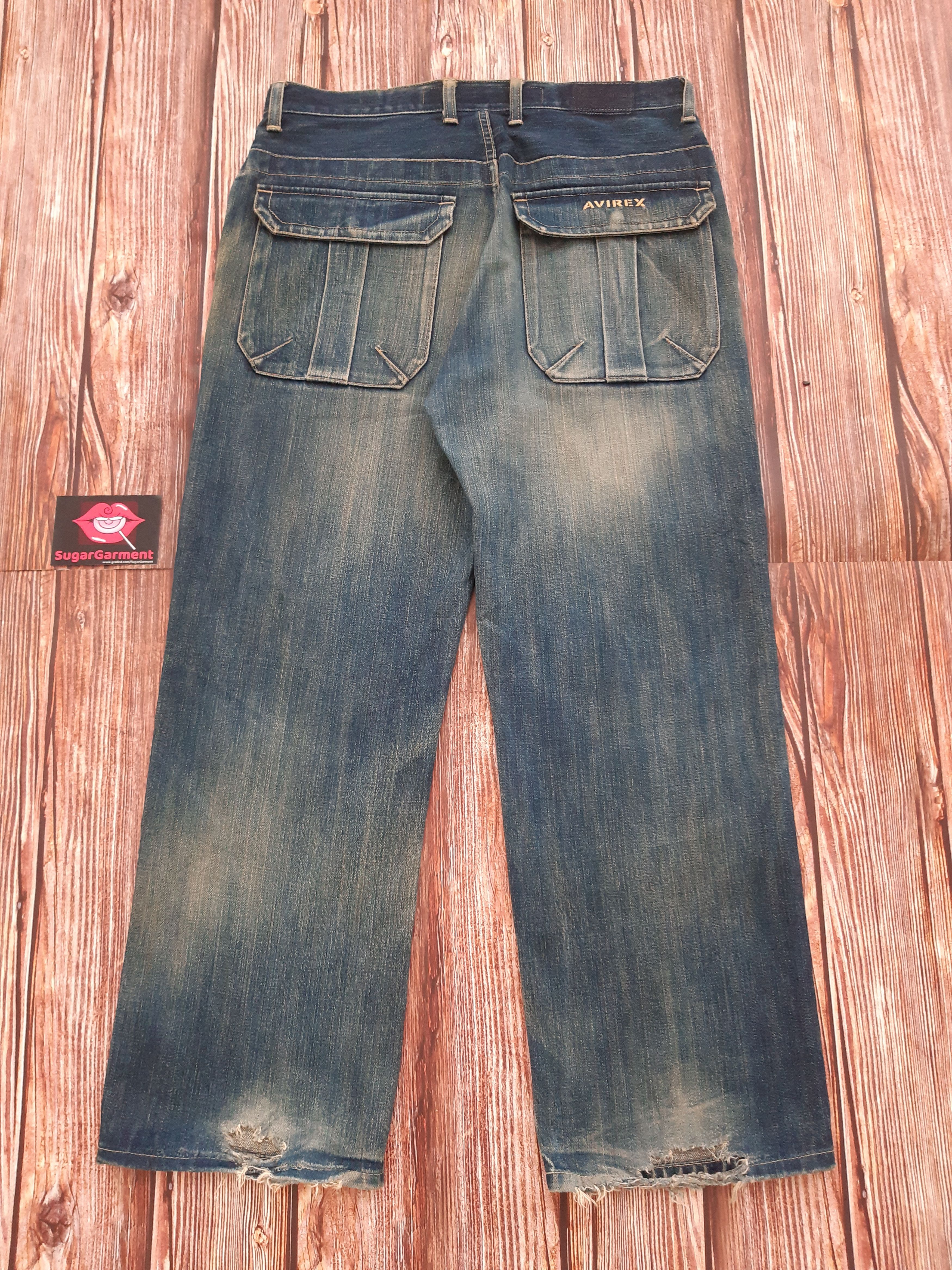 Avirex × Vintage AVIREX Jeans Vintage Distressed Size US 34 / EU 50 - 8 Thumbnail
