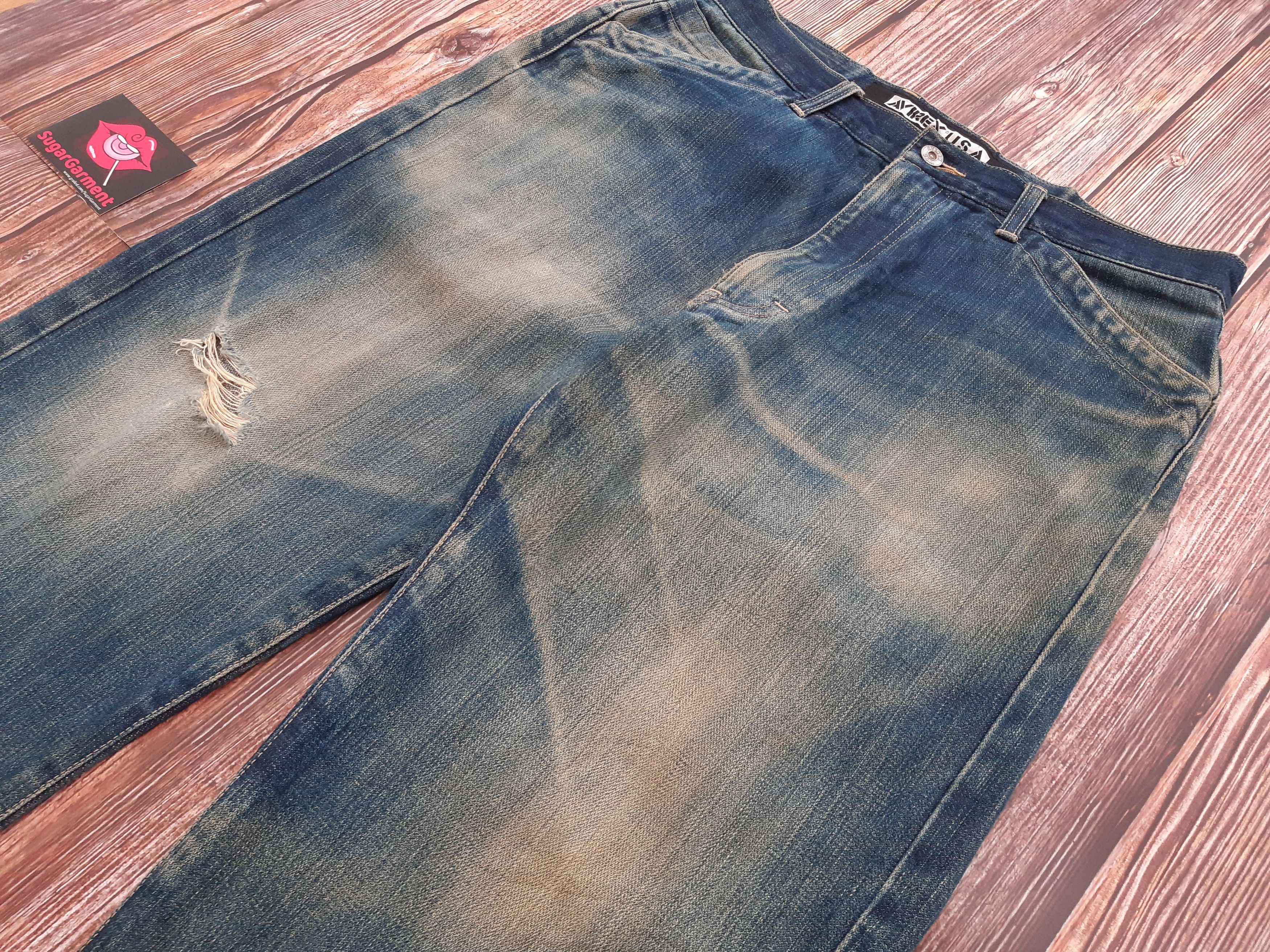 Avirex × Vintage AVIREX Jeans Vintage Distressed Size US 34 / EU 50 - 3 Thumbnail