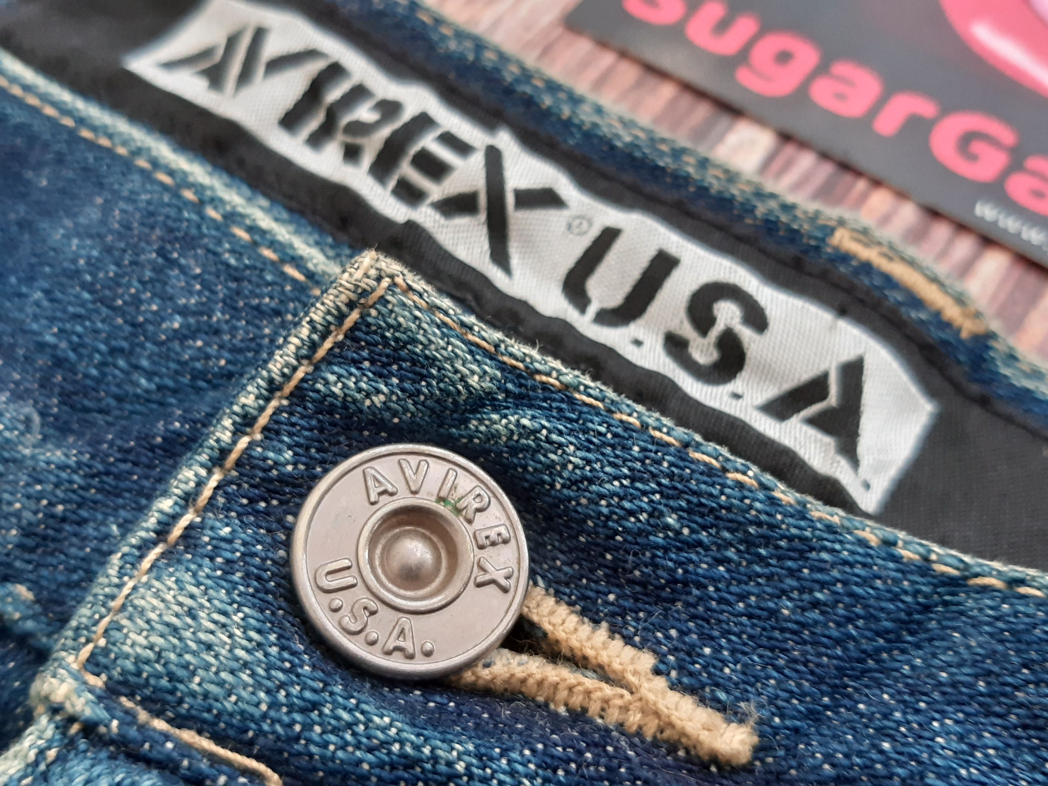 Avirex × Vintage AVIREX Jeans Vintage Distressed Size US 34 / EU 50 - 5 Thumbnail
