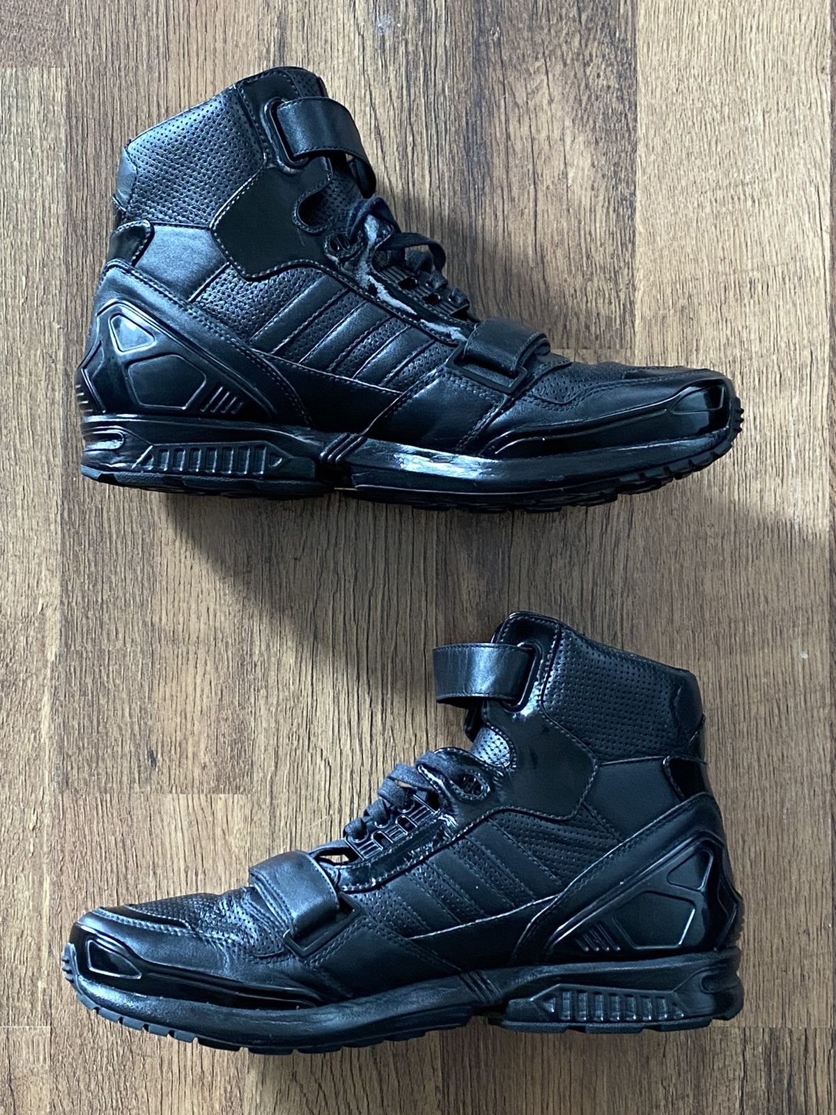 Adidas × Juun.J Juun.J x Adidas ZX 8000 Mid Triple Black Size US 11 / EU 44 - 3 Thumbnail