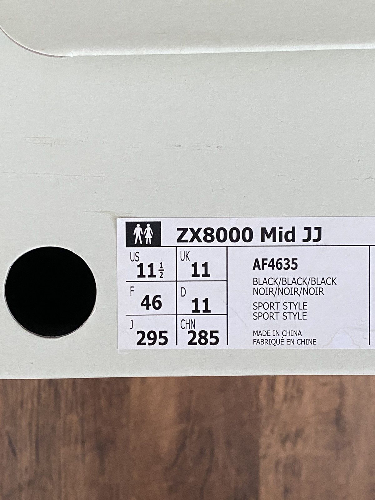 Adidas × Juun.J Juun.J x Adidas ZX 8000 Mid Triple Black Size US 11 / EU 44 - 7 Thumbnail
