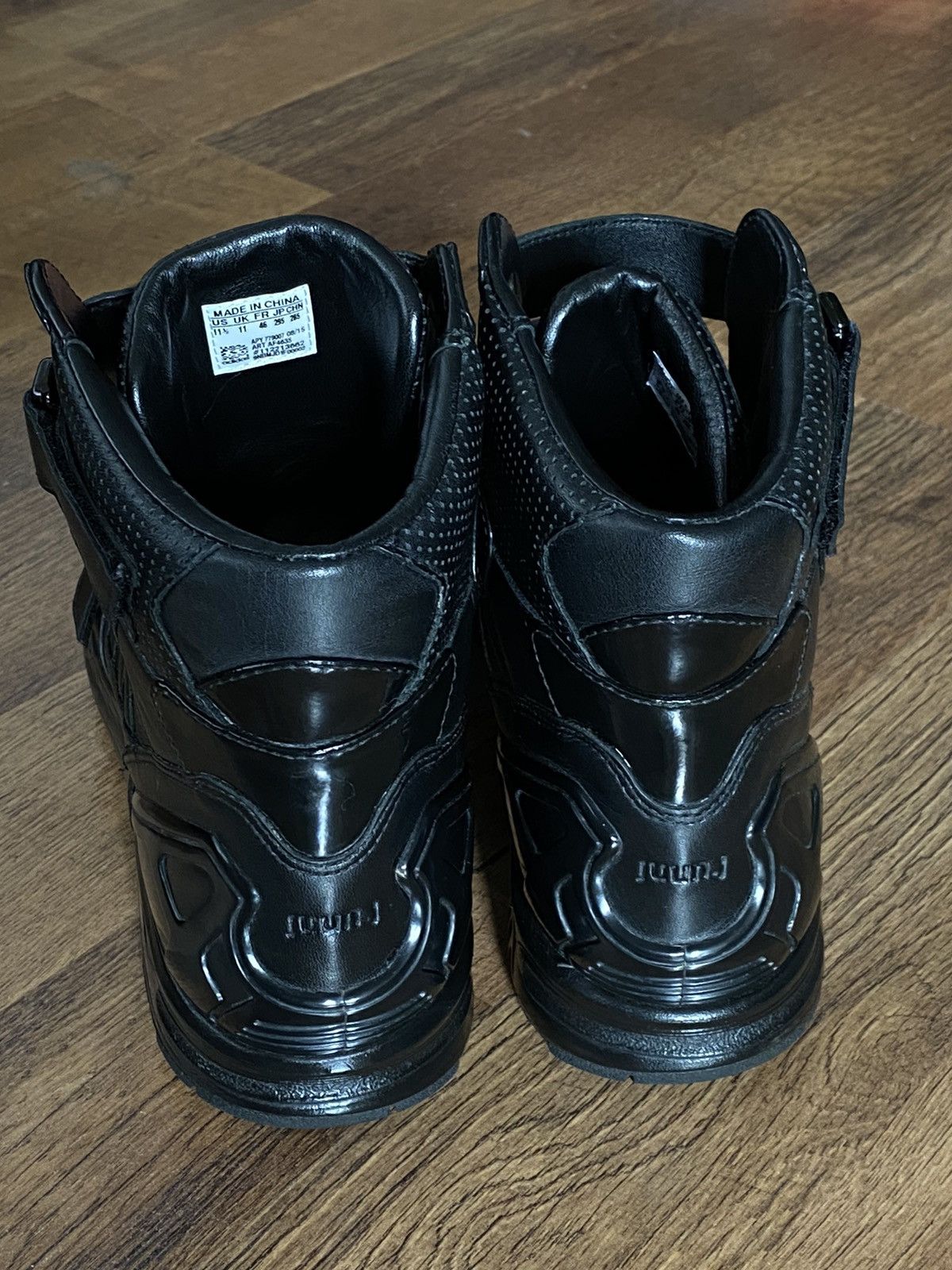 Adidas × Juun.J Juun.J x Adidas ZX 8000 Mid Triple Black Size US 11 / EU 44 - 4 Thumbnail
