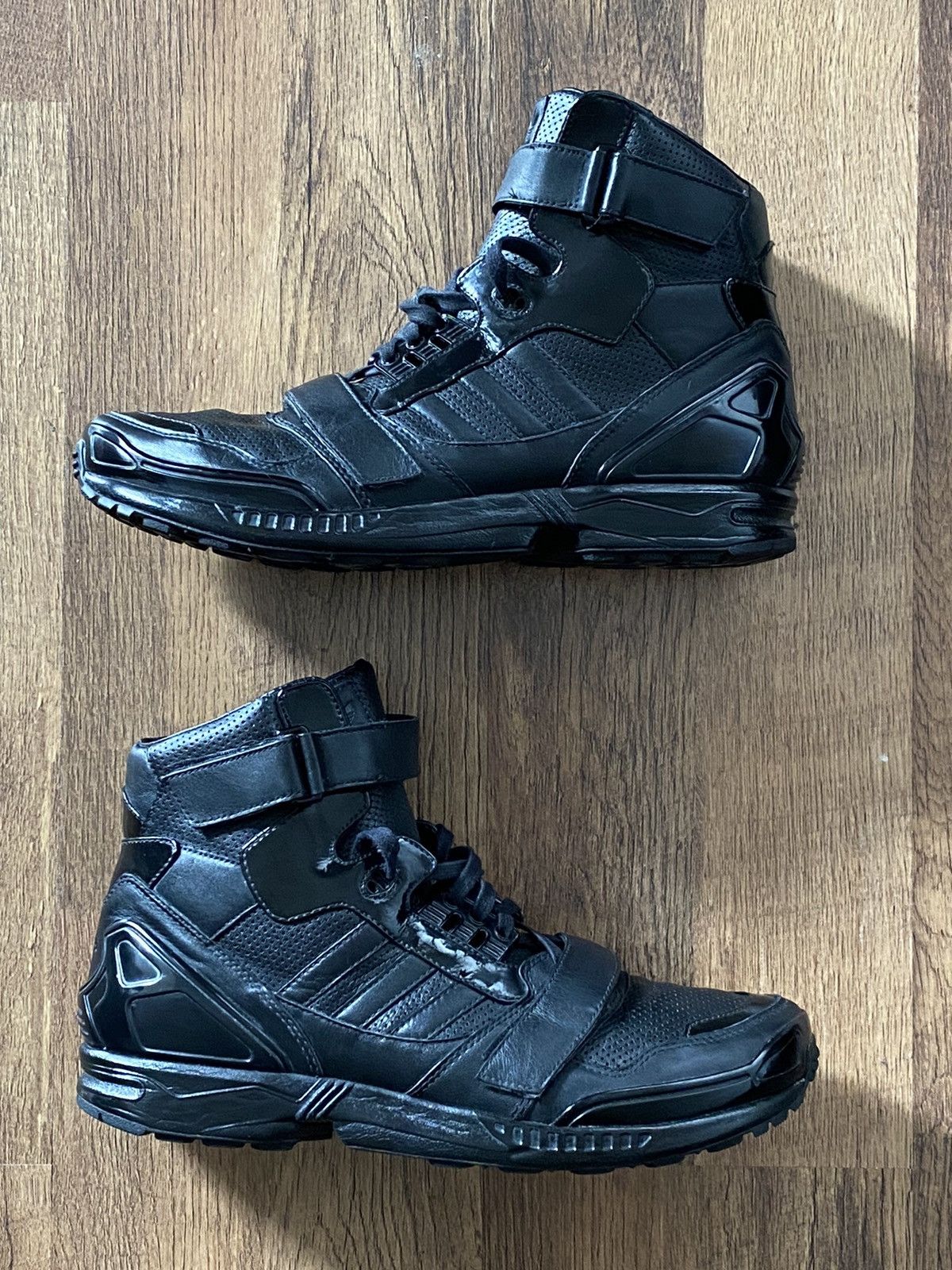 Adidas × Juun.J Juun.J x Adidas ZX 8000 Mid Triple Black Size US 11 / EU 44 - 2 Thumbnail