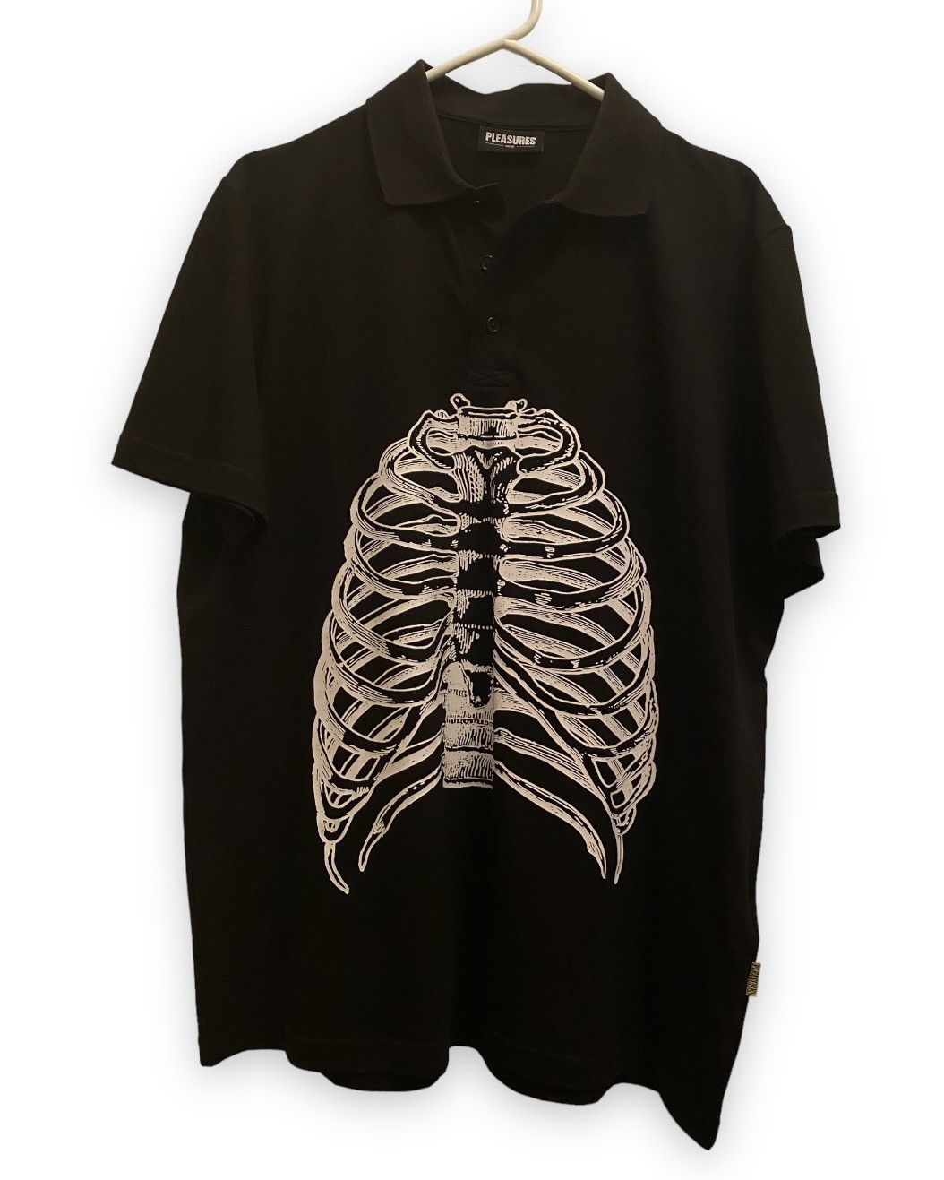 Pleasures Pleasures Ribs Polo Black Size M Size US L / EU 52-54 / 3 - 1 Thumbnail