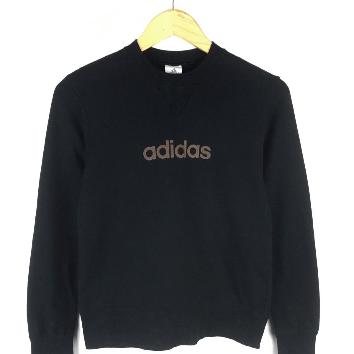 Adidas Adidas Black Colour XSmall Crewneck Sweatshirt Size US XS / EU 42 / 0 - 2 Thumbnail