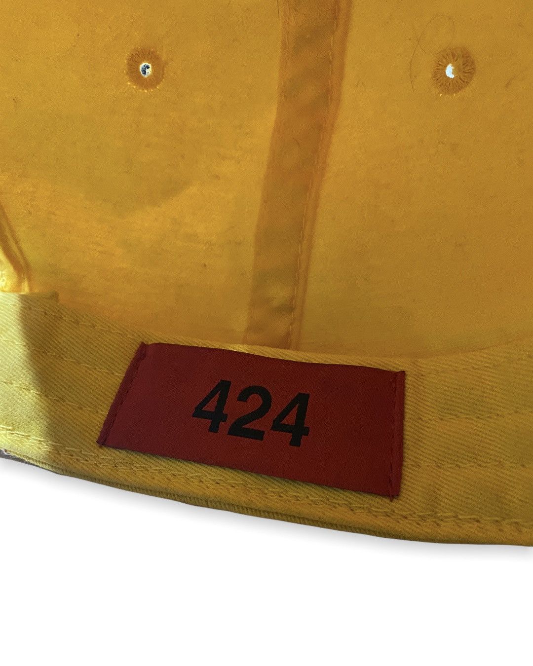 424 424 Yellow Logo Cap Size ONE SIZE - 4 Thumbnail