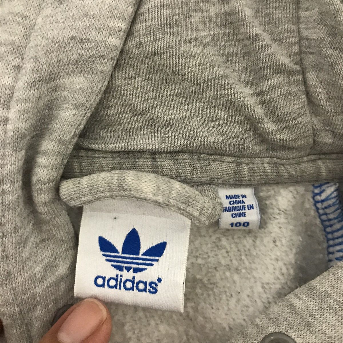 Adidas Vintage Adidas Zipper Hoodie Grey Colour Sweatshirt Size US S / EU 44-46 / 1 - 6 Thumbnail