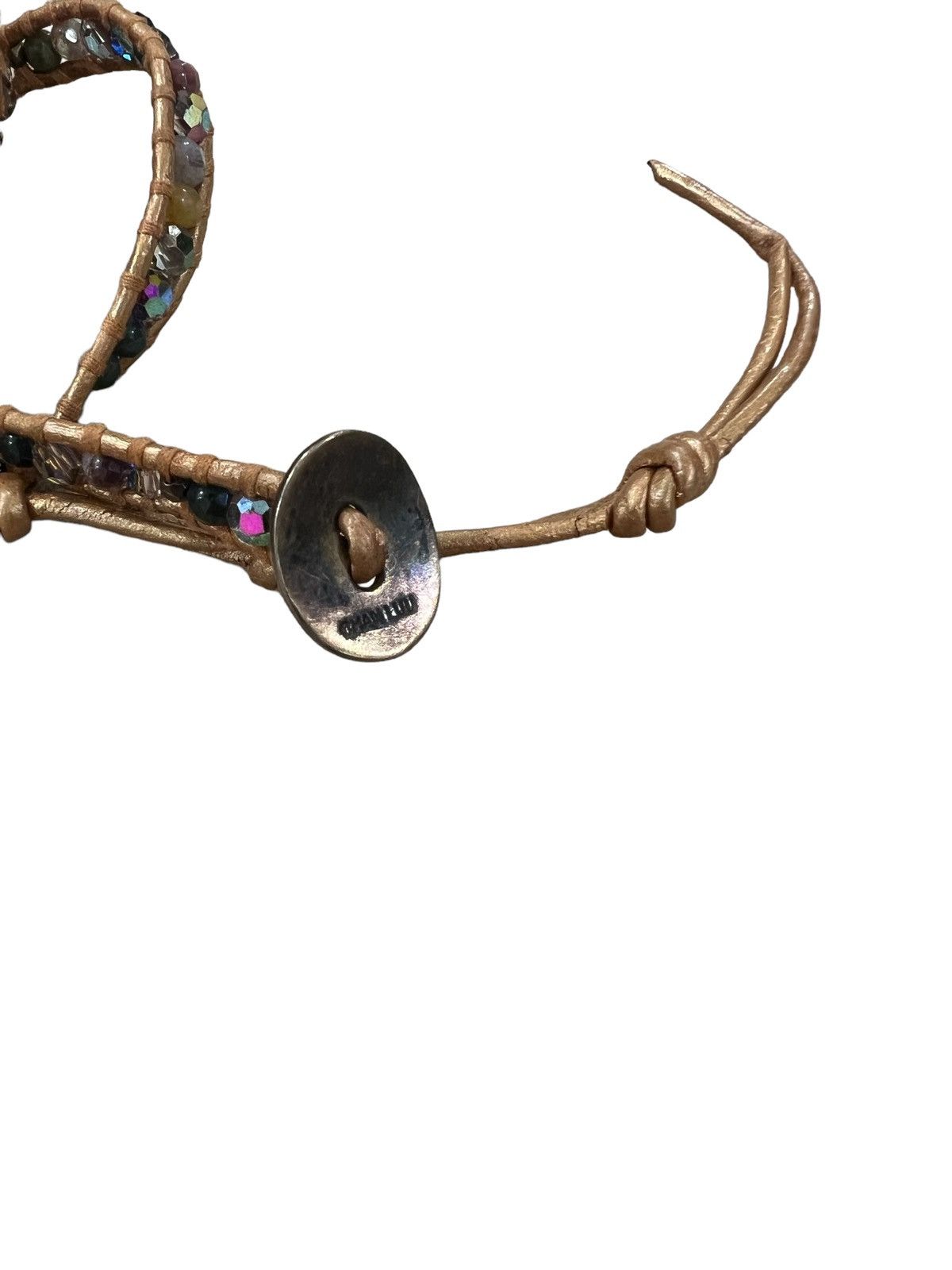 Chan Luu GRAIL🔥Chan Luu 925 Silver Beaded Leather Wrap Bracelet Size ONE SIZE - 5 Thumbnail