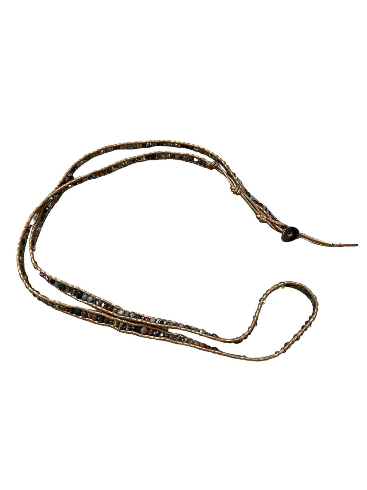 Chan Luu GRAIL🔥Chan Luu 925 Silver Beaded Leather Wrap Bracelet Size ONE SIZE - 4 Thumbnail