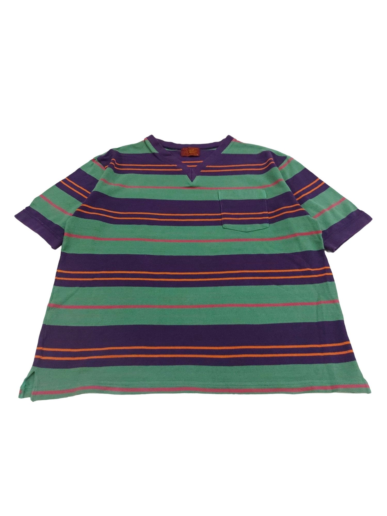 Union LA × Vintage Rare! Vintage Union Athletic Wear Retro Stripe Tee Size US M / EU 48-50 / 2 - 3 Thumbnail